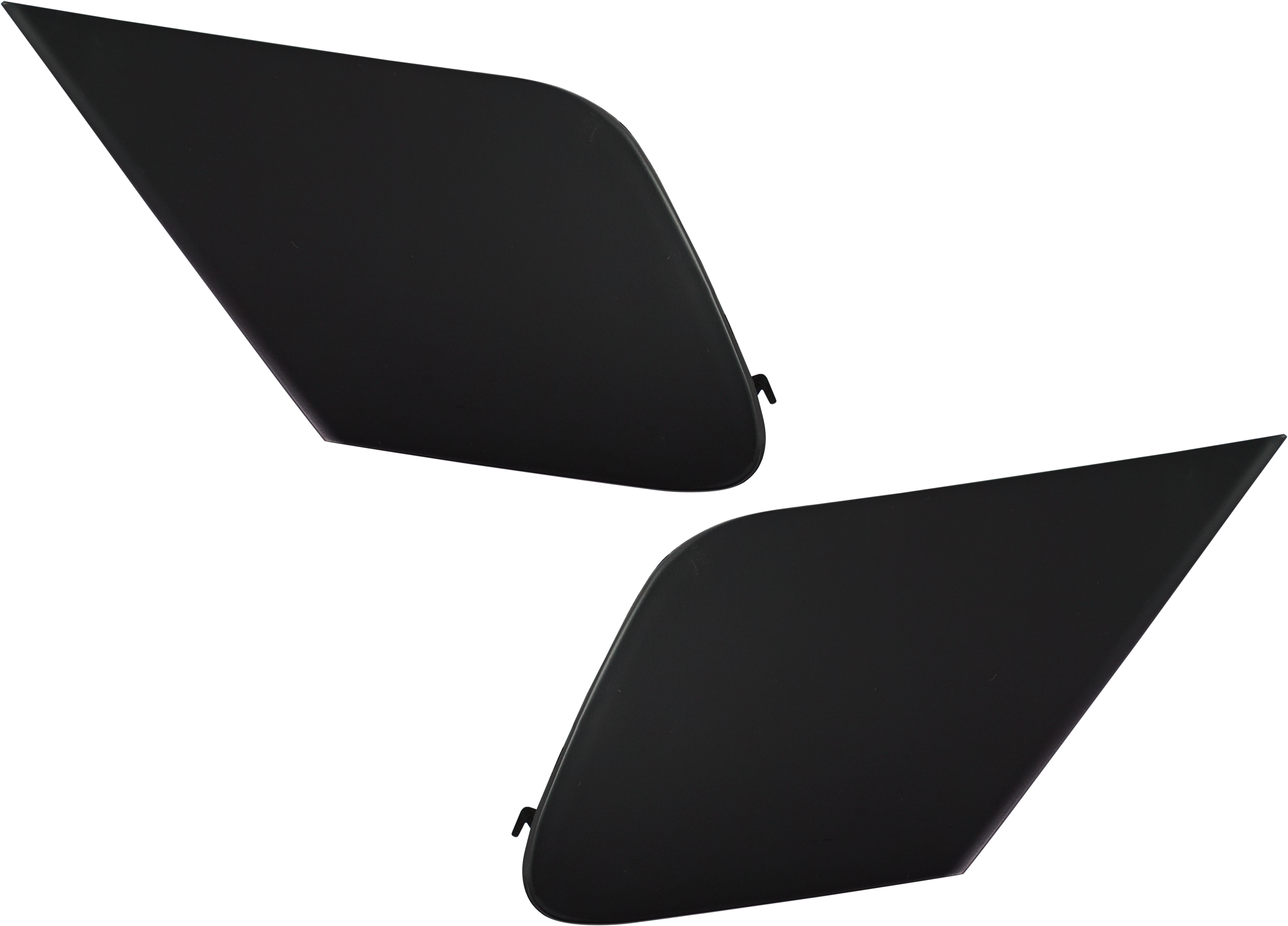 AM ES300H ES350-19-21 FRONT BUMPER TOW HOOK COVER RH AND LH Primed Japan Built Vehicle SKU SET RL01840007 Partslink LX1029115 LX1029116 OEM 5212733905-5212833919