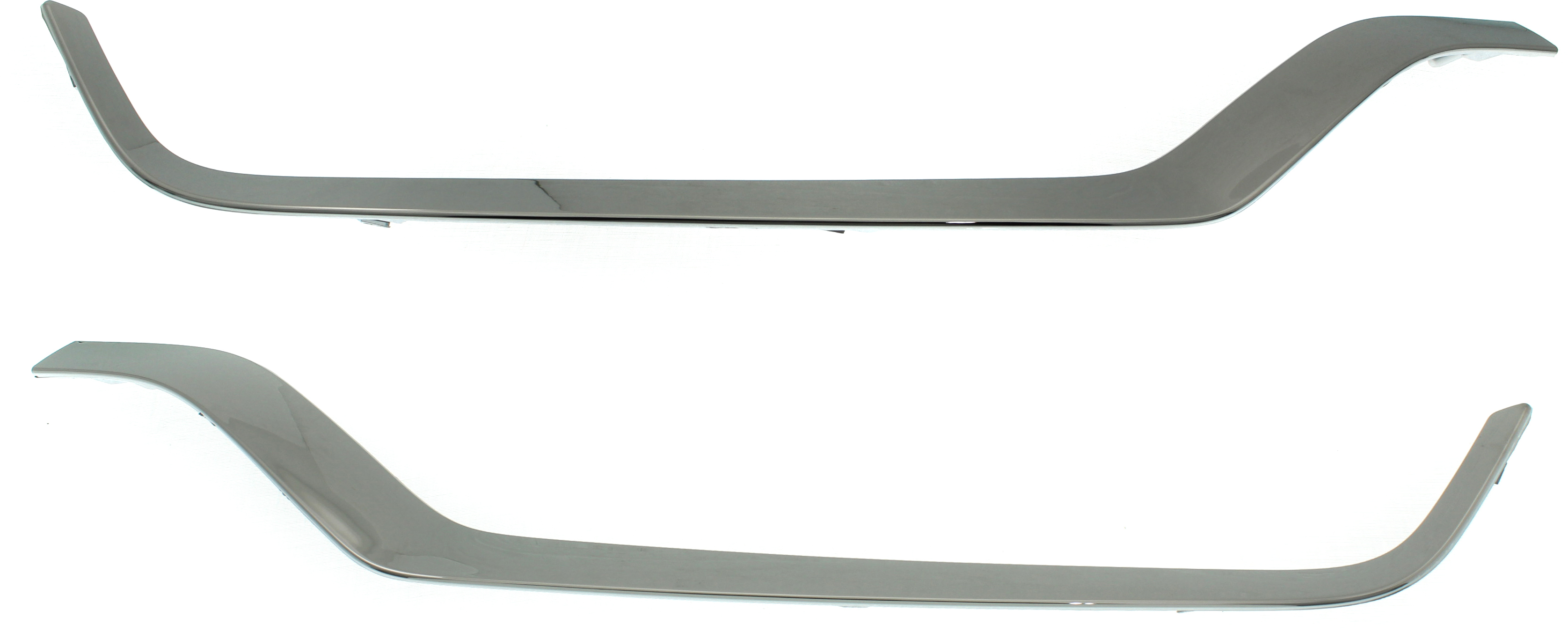 AM MKX 16-18 FRONT BUMPER GRILLE MOLDING RH and LH Chrome SKU SET RL02030003 Partslink FO1212117 FO1213117 OEM FA1Z17E811AB FA1Z17K946AA
