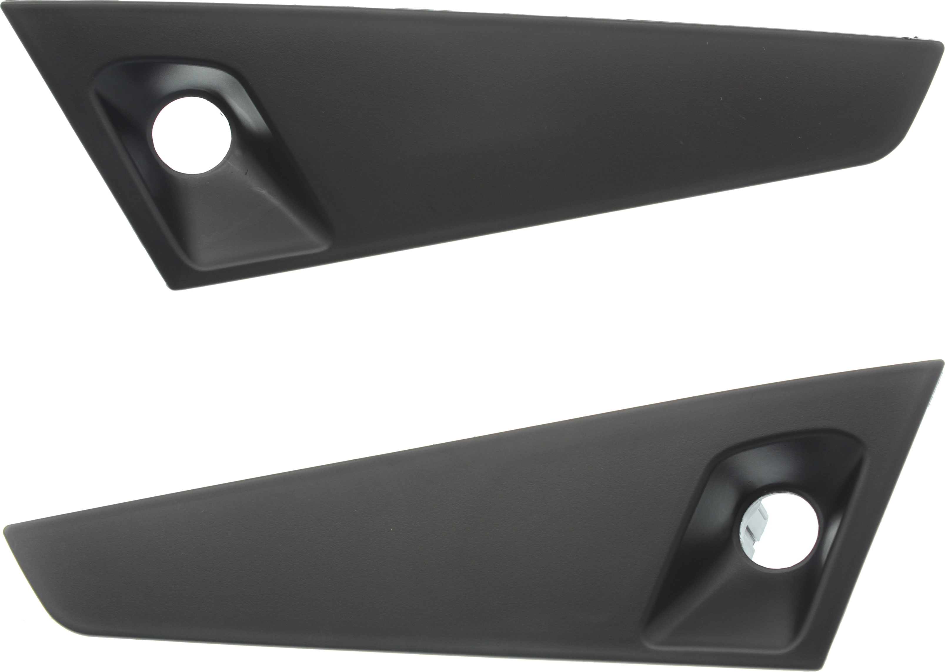 AM IS200T IS300 IS350-17-20 GRILLE MOLDING RH AND LH Textured Black w F Sport Package w Park Distance Control Sensor Holes SKU SET RL02030007 Partslink LX1212105 LX1213105 OEM 5312653090-5312553090