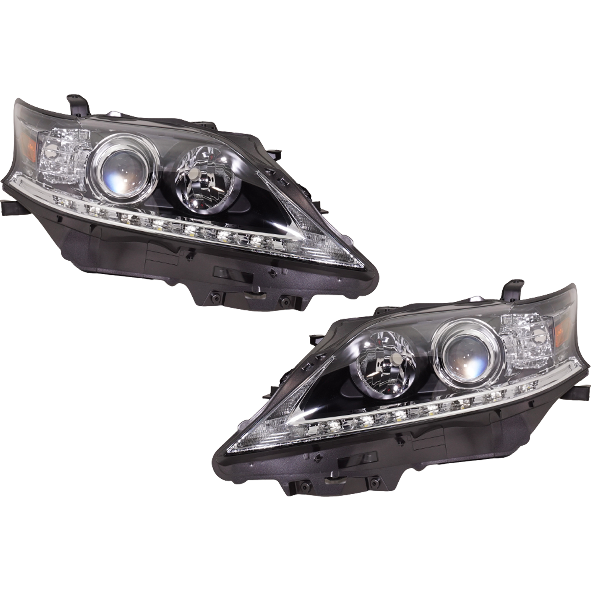 AM RX350-13-15 RX450H 15-15 HEAD LAMP RH AND LH Lens and Housing HID Xenon Canada Built CAPA SKU SET RL10010025Q