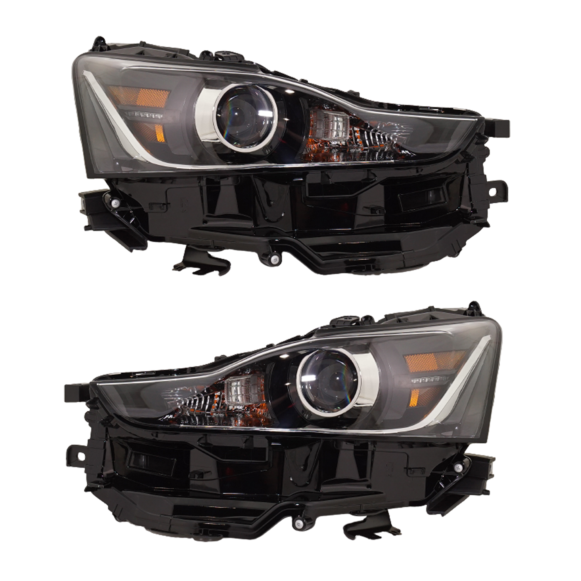 AM IS300 IS350-17-20 HEAD LAMP RH AND LH 2 pc kit Assembly LED w o Adaptive Headlight w o LED Signal Lights SKU SET RL10010049 Partslink LX2503170 LX2502170 OEM 8114553810-8118553810