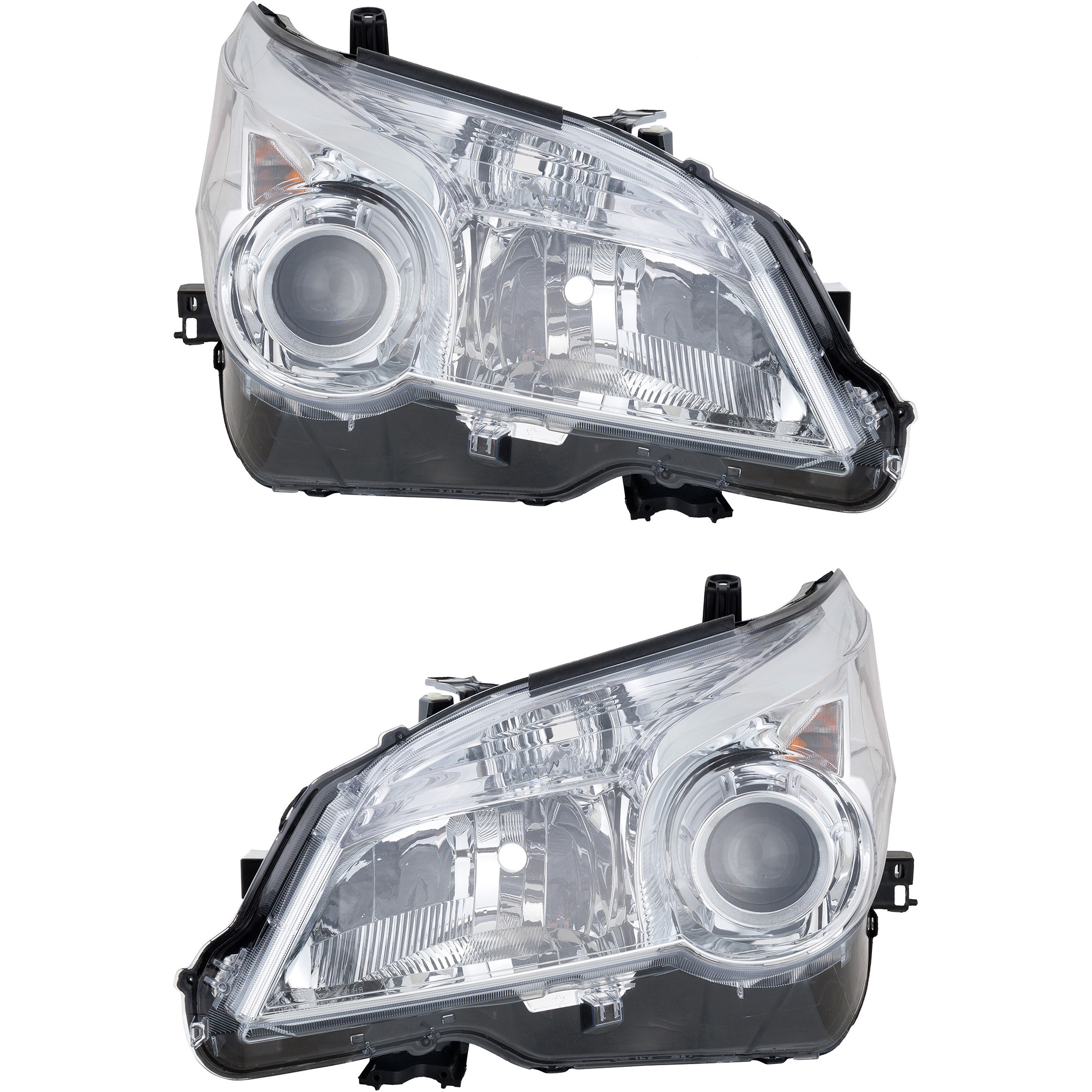 AM GX460-10-13 HEAD LAMP RH AND LH Lens and Housing Halogen SKU SET RL10010075 Partslink LX2518127 LX2519127 OEM 8113060E81-8117060E41