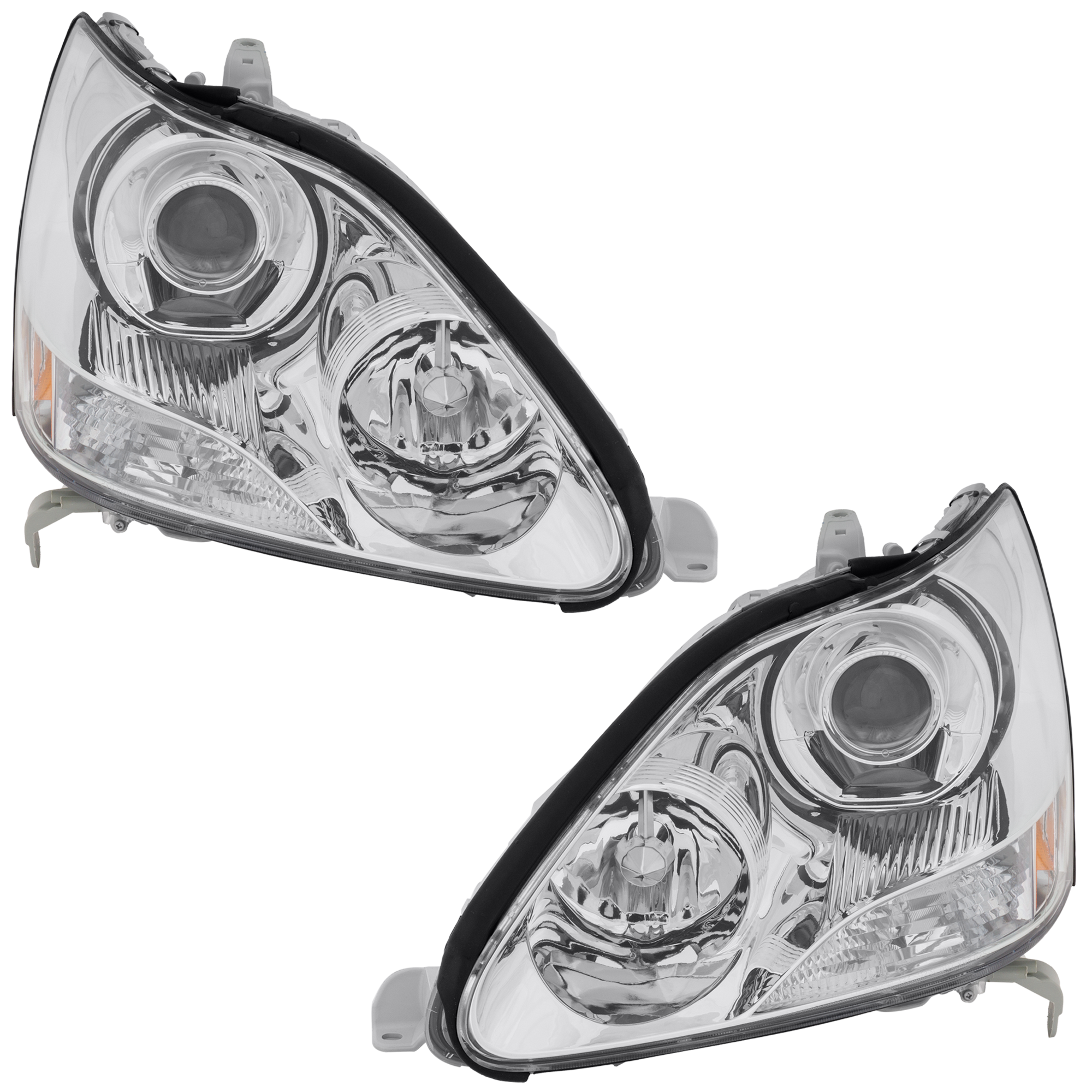 AM LS430-04-06 HEAD LAMP RH AND LH Lens and Housing Halogen SKU SET RL10010077 OEM 8113050251 PFM 8117050251 PFM