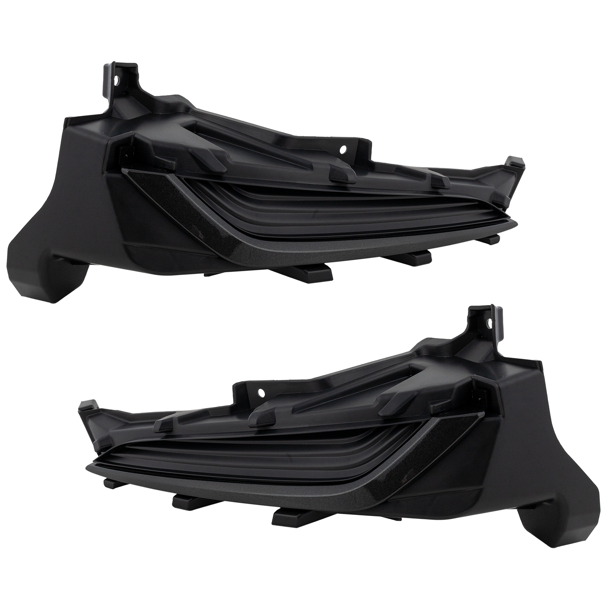 AM RX450HL 20-22 FOG LAMP COVER RH AND LH Textured Black w F Sport Pkg SKU SET RL10770001 Partslink LX1039147 LX1038147 OEM 520300E160-520400E160