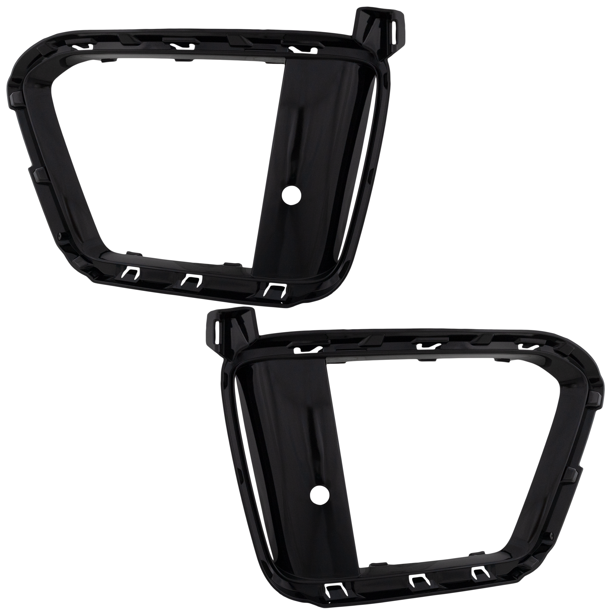 AM RANGE ROVER SPORT 18-22 FRONT FOG LAMP MOLDING RH AND LH Textured Black SKU SET RL10810007 Partslink RO1039109 RO1038109 OEM LR099793 LR099794