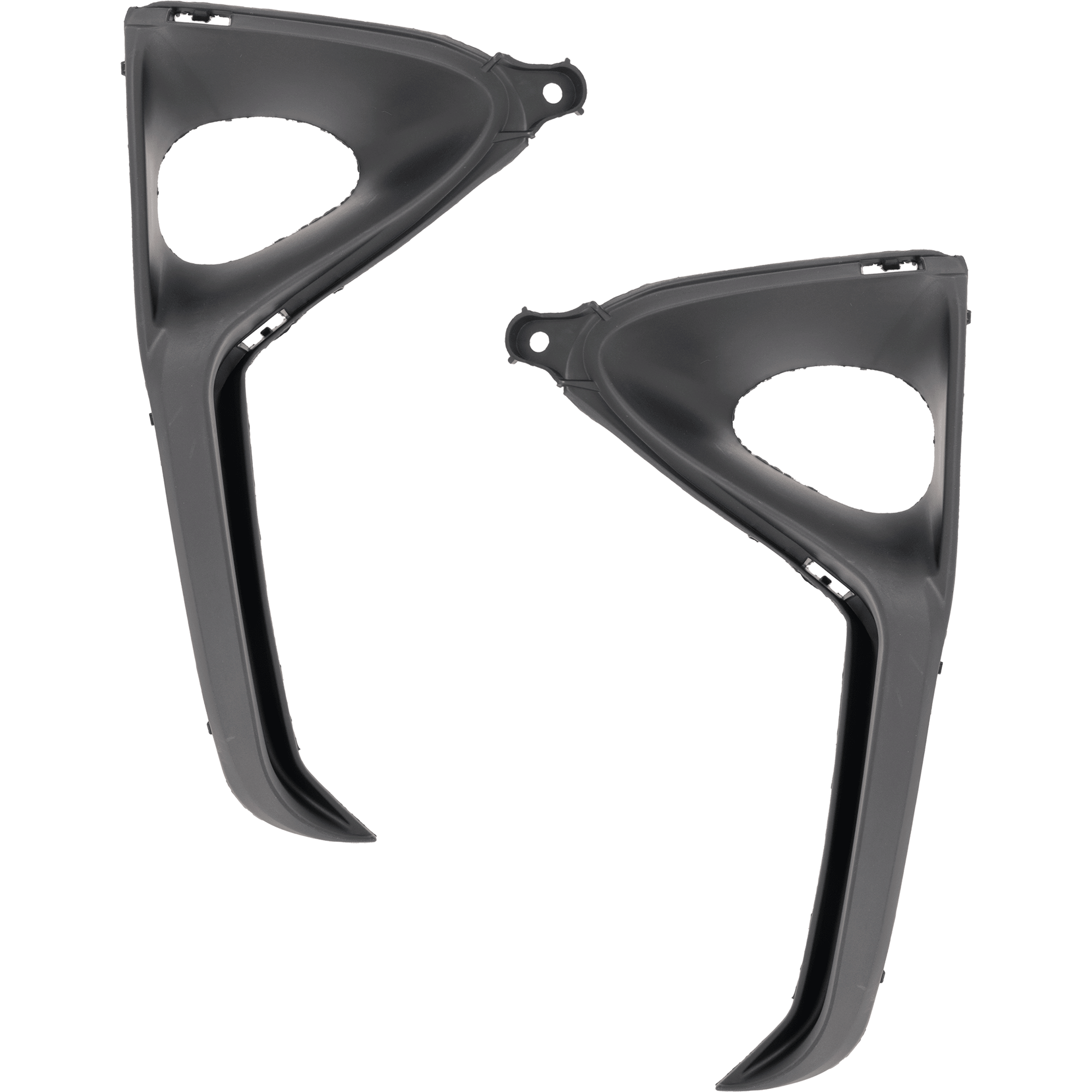 AM RX350 RX350L RX450H 16-19 FOG LAMP MOLDING RH AND LH Side Garnish Textured Black w o Cornering Lamps SKU SET RL10810015 Partslink LX1038126 LX1039126 OEM 531410E050-531420E010