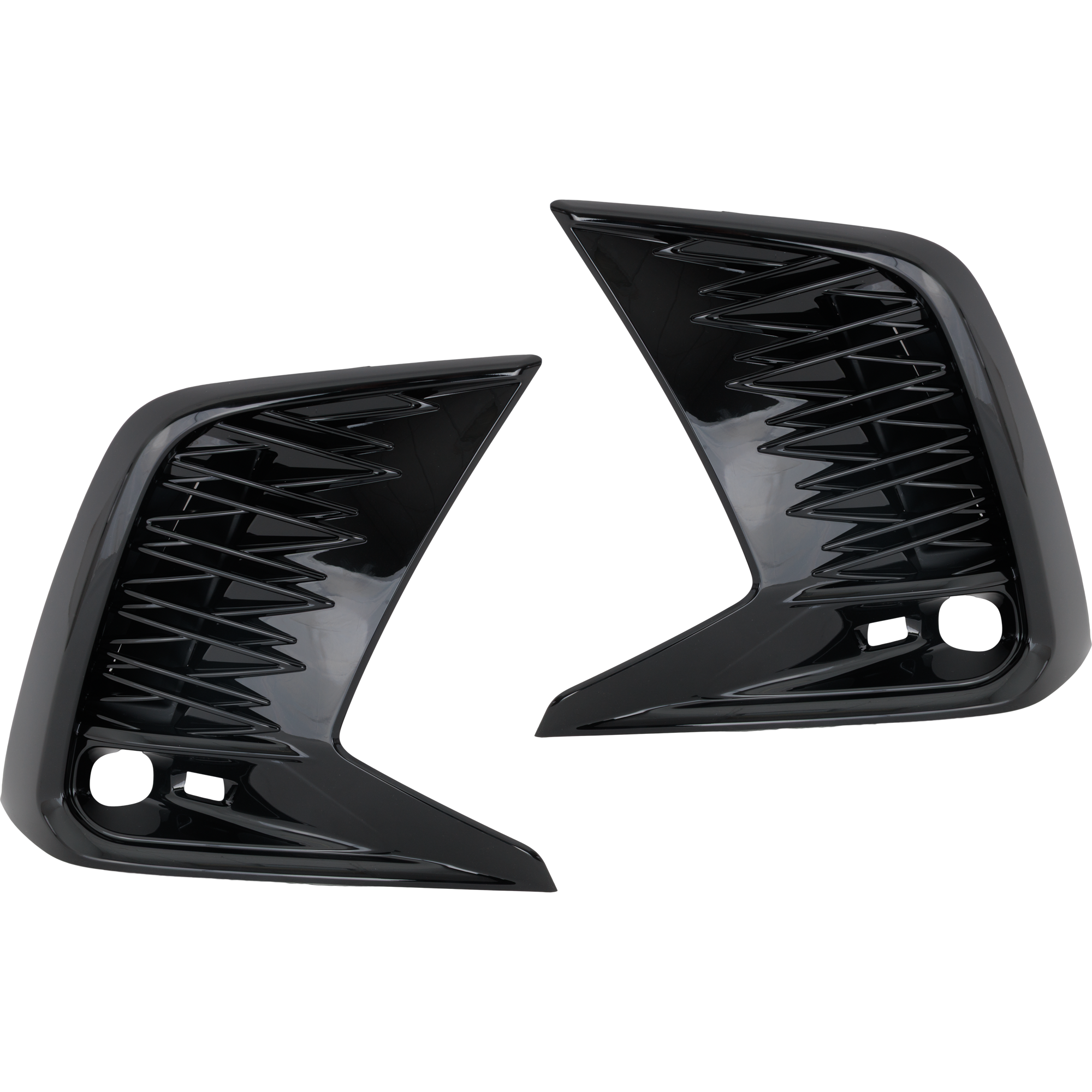 AM NX350 NX450H+ 22-24 FOG LAMP MOLDING RH AND LH Side Cover Black w F Sport Package NX350 Japan North America Built Vehicle SKU SET RL10810017 Partslink LX1038153 LX1039153 OEM 53127F6030-53128F6030