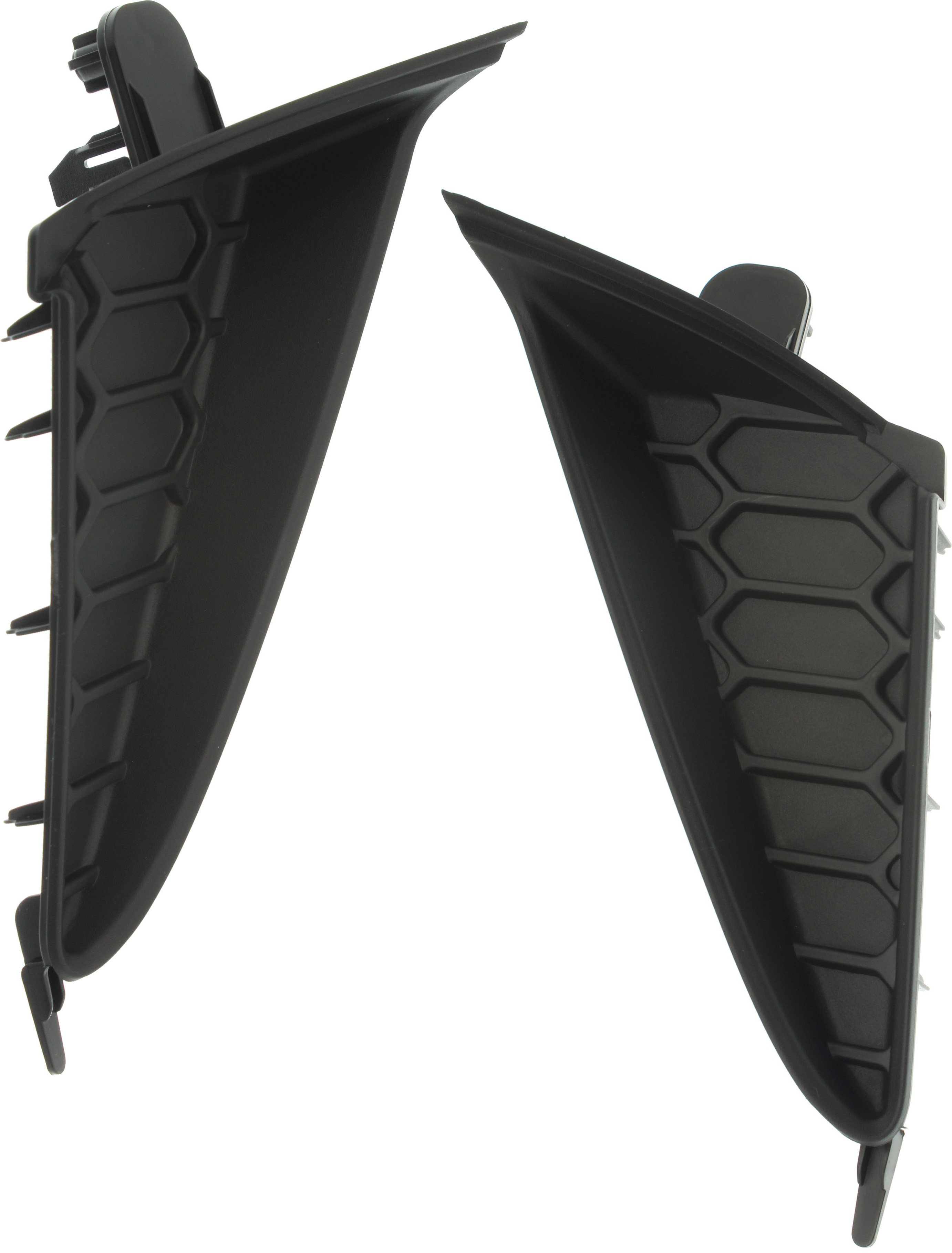 AM GX460-14-23 FRONT FOG LAMP MOLDING RH AND LH Textured Black SKU SET RL10820005 Partslink LX1038122 LX1039122 OEM 8148260050-8148160060
