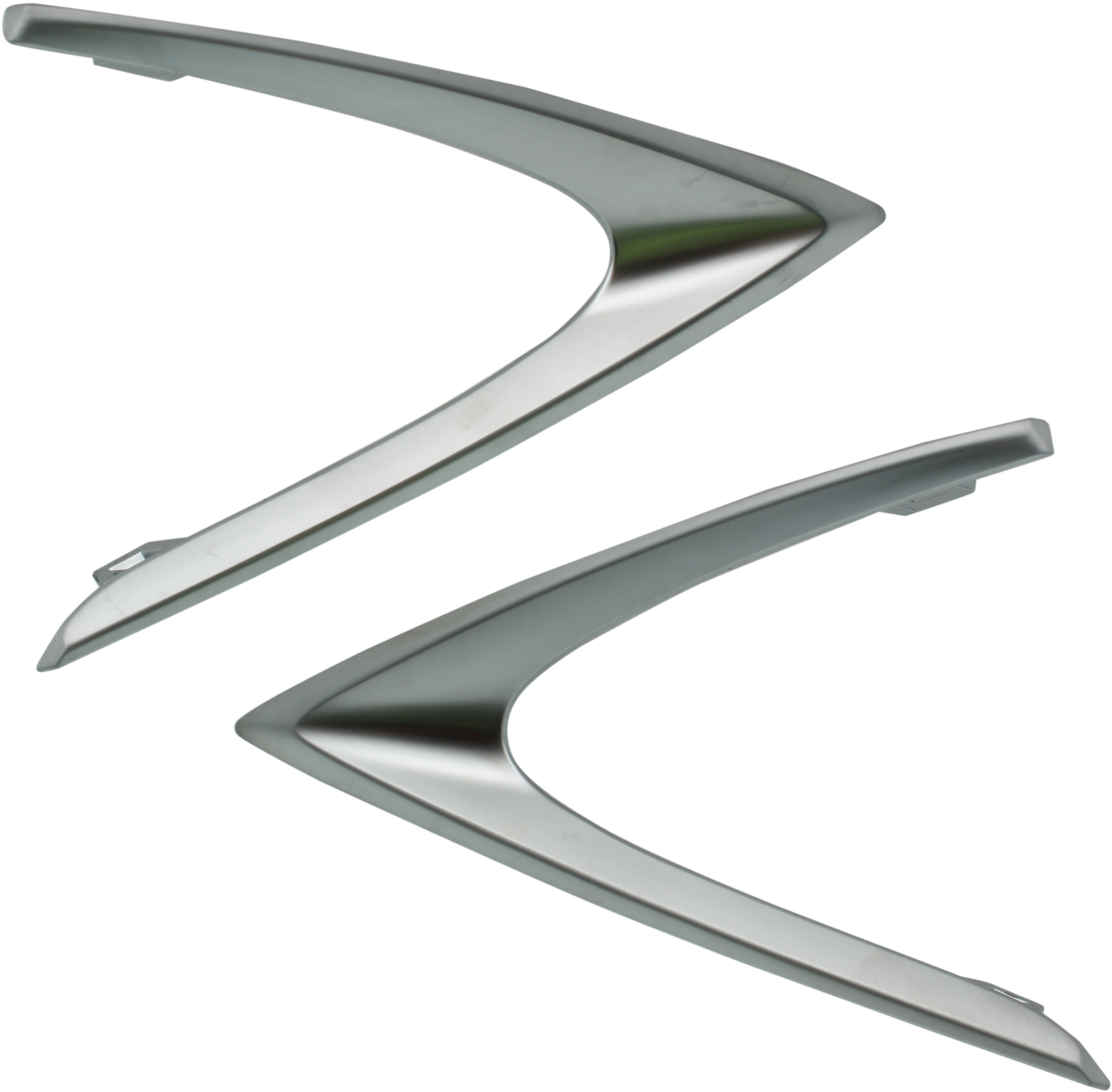 AM RX350 RX450H 16-19 FRONT FOG LAMP MOLDING RH AND LH Chrome w or w F Sport Pkg SKU SET RL10820007 Partslink LX1038118 LX1039118 OEM 814820E180-814810E080