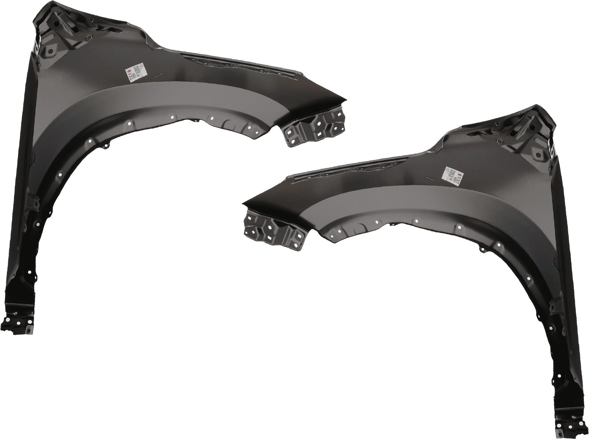 AM NX250 NX350-22-24 FRONT FENDER RH AND LH Aluminum SKU SET RL22010013 Partslink LX1241144 LX1240144 OEM 53801F6010-5380178020-53802F60