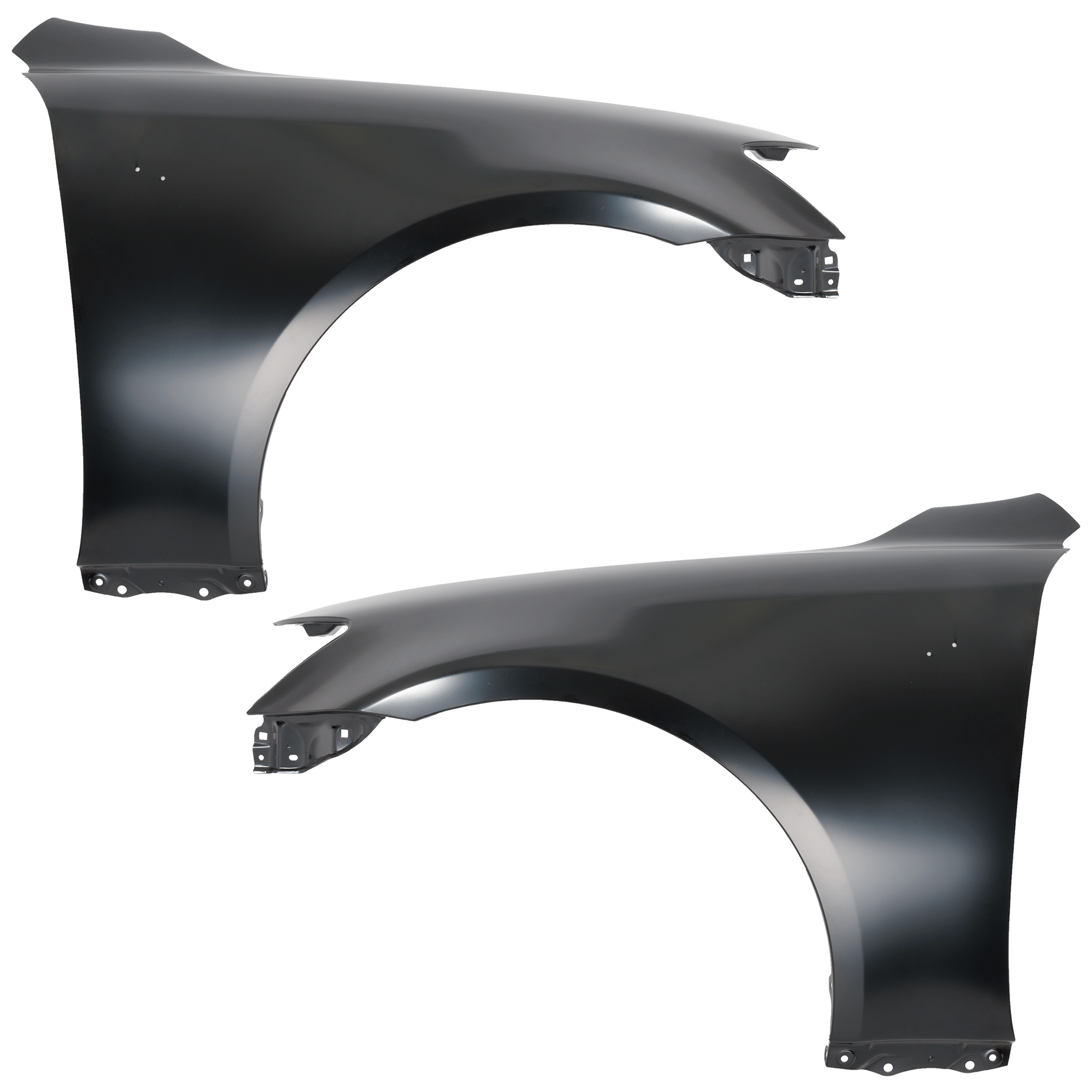 AM IS250 IS350-11-13 FRONT FENDER RH AND LH Primed w Sport Package SKU SET RL22010017 Partslink LX1240123 LX1241123 OEM 5380153140-5380253140