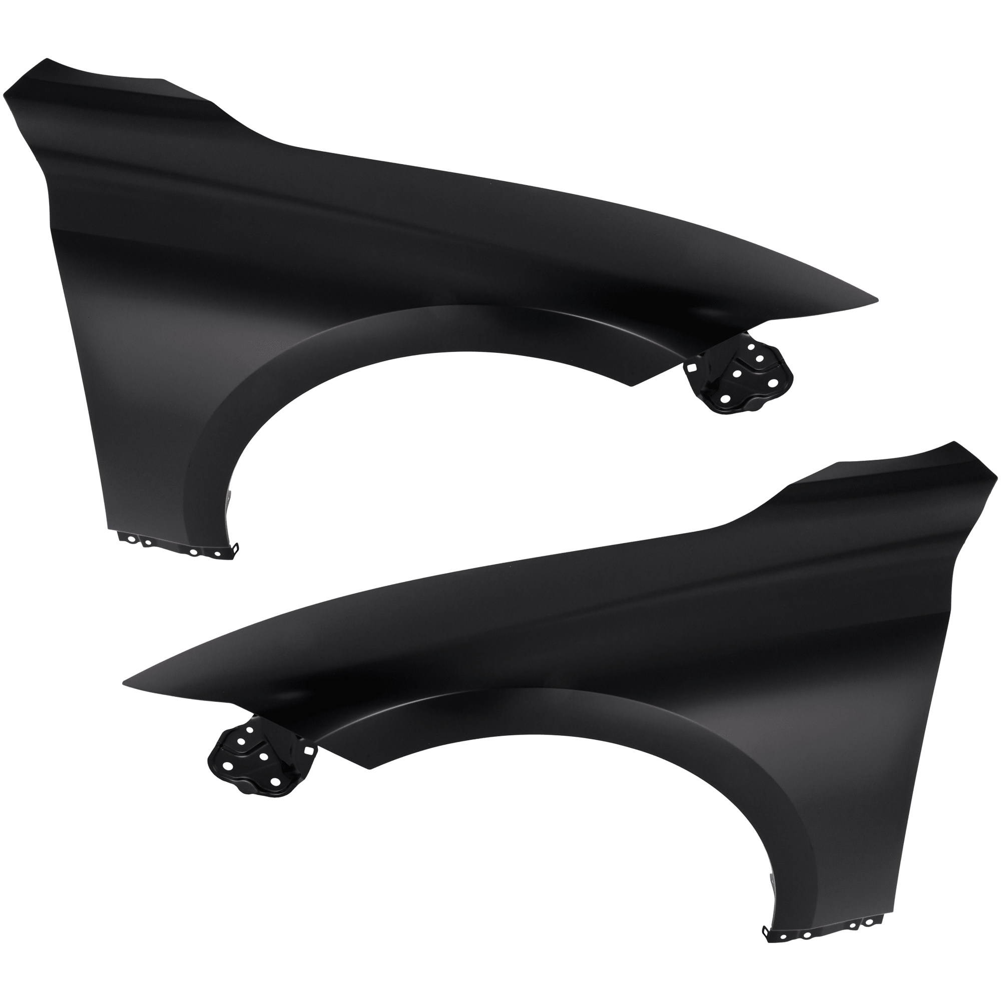 AM IS300-350-21-23 FRONT FENDER RH AND LH Assembly Primed Steel CAPA SKU SET RL22010021Q Partslink LX1240143C LX1241143C OEM 5380153210-5380153240-53802532
