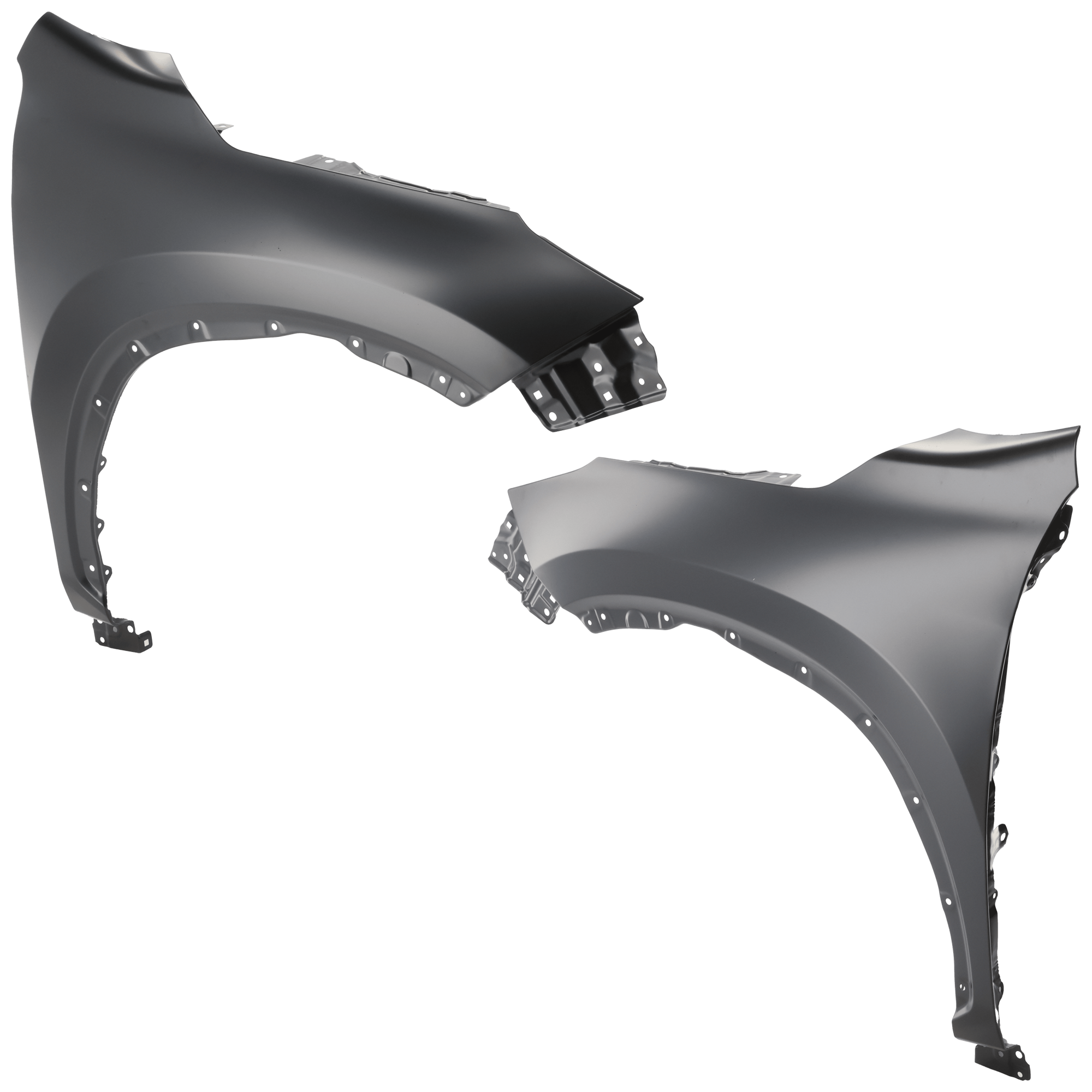 AM NX250 NX350-22-24 FRONT FENDER RH AND LH Black Steel SKU SET RL22010027 Partslink LX1240145 LX1241145 OEM 53801F6010 PFM 5380178020 PFM