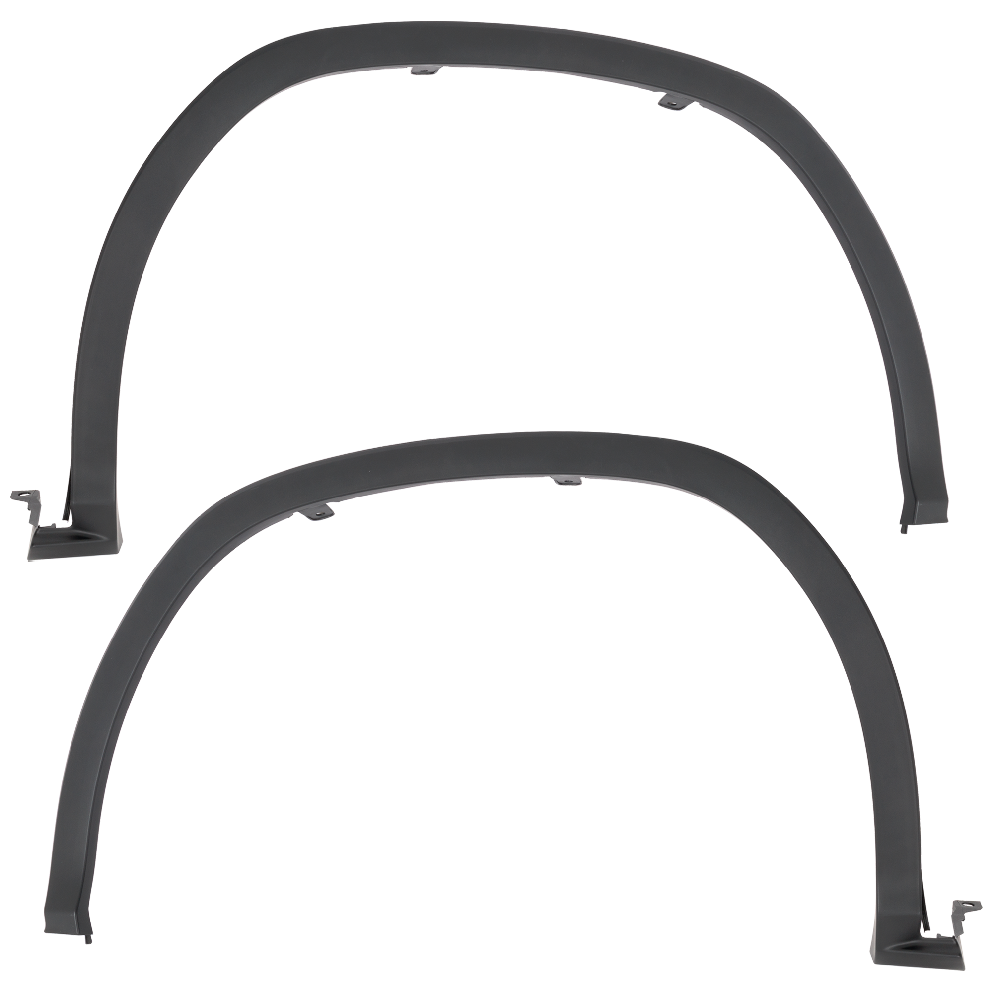 AM RX350 RX450H 20-22 FRONT WHEEL OPENING MOLDING RH AND LH Assembly w Moulding Clip Plastic Texture Black SKU SET RL22130007 Partslink LX1291103 LX1290103 OEM 756010E110-756020E110