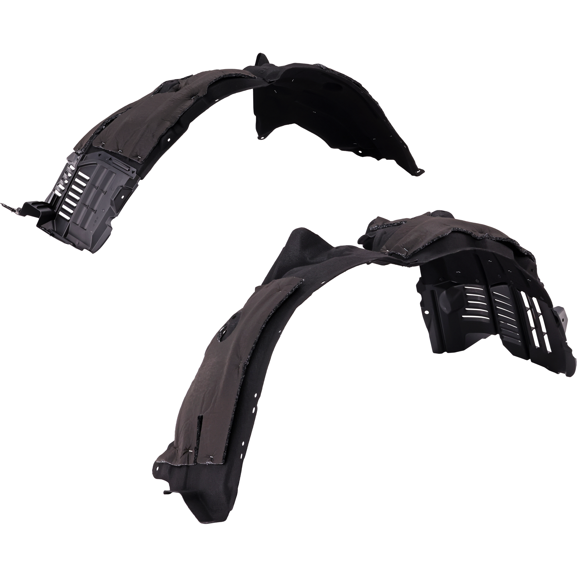 AM RX350 RX500H 23-25 FRONT FENDER LINER RH AND LH Injection Form w Insulation Foam RX350 Japan North America Built Vehicle SKU SET RL22130013 Partslink LX1248150 LX1249150 OEM 538050E160-538060E230