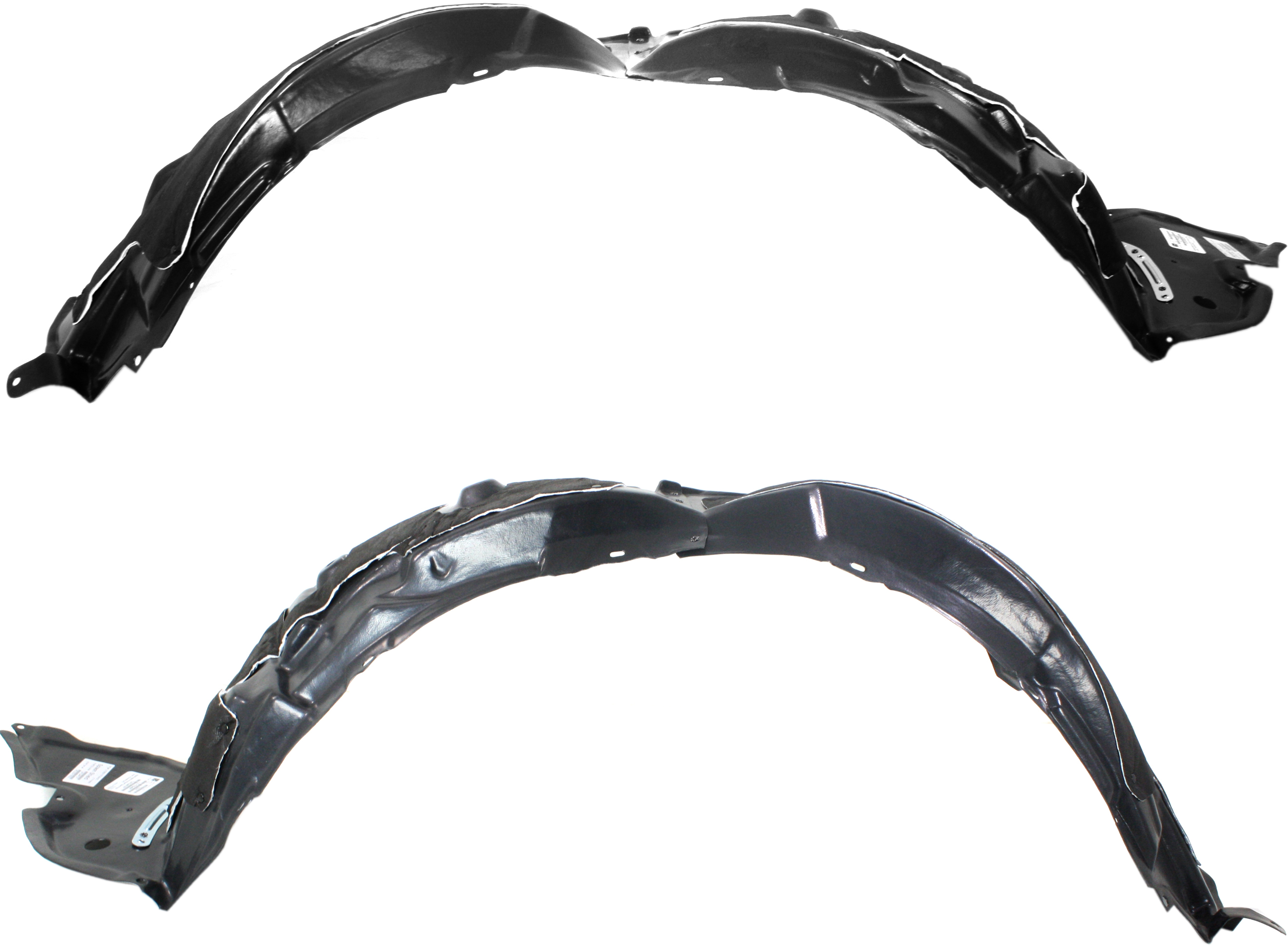 AM IS250 IS350-13-15 FRONT FENDER LINER RH AND LH w Insulation Foam and Ext Sheet w F Sport Pkg C Model SKU SET RL22210001 Partslink LX1248127 LX1249127 OEM 5380553080-5380653080