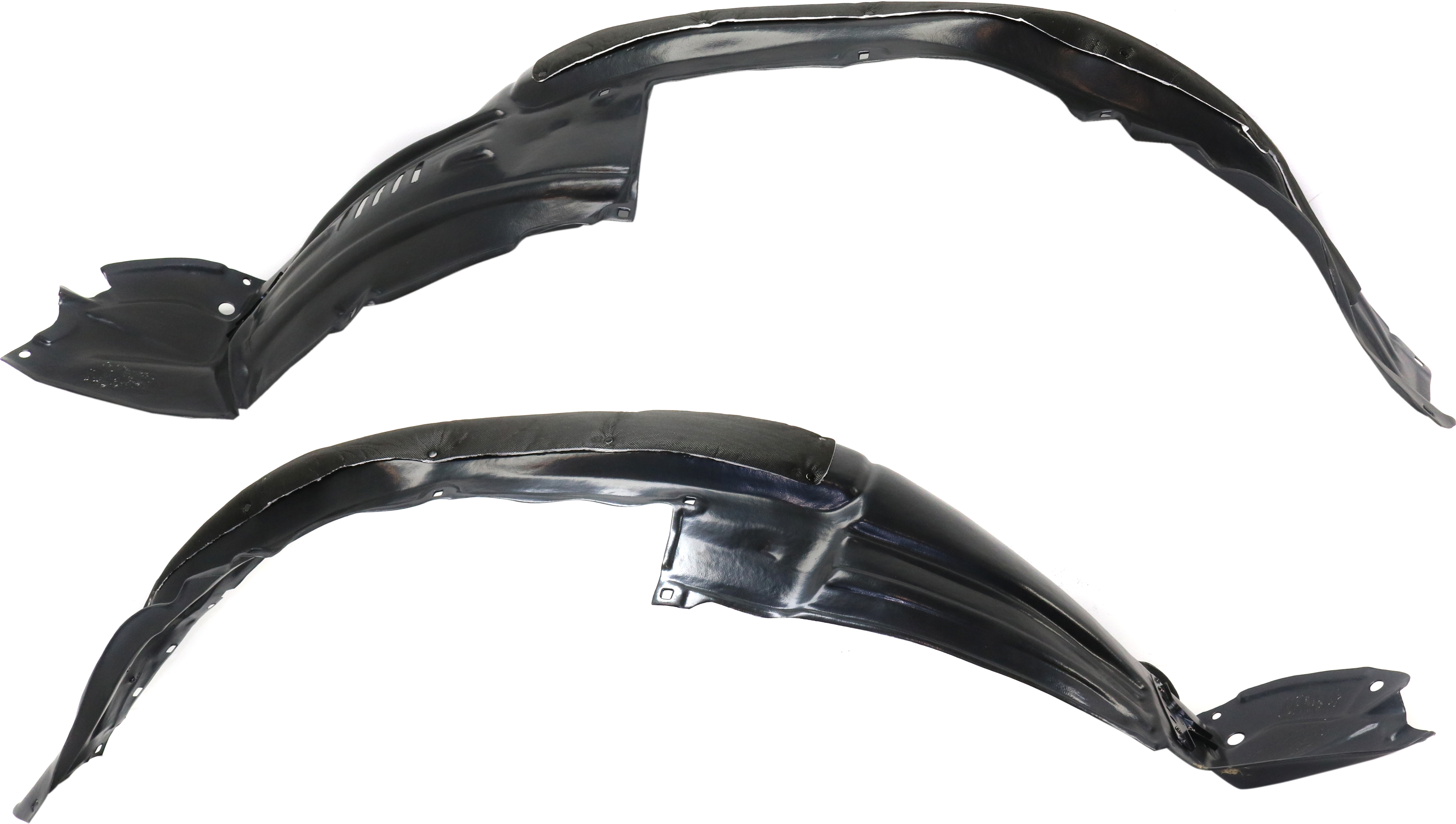 AM GX460-14-23 FRONT FENDER LINER RH AND LH w Insulation Foam and Extension Sheet SKU SET RL22210003 Partslink LX1248123 LX1249123 OEM 5380560071-5380560070-53806600