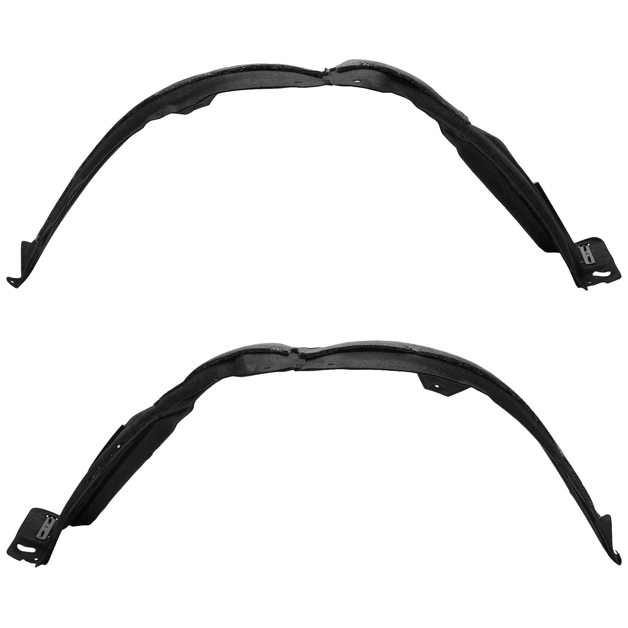 AM NX300 NX300H 18-19 FRONT FENDER LINER RH AND LH Rear Section Plastic Heated Form To 1-19-19 CAPA SKU SET RL22210014Q Partslink LX1249139C LX1248139C OEM 5387578020-5387678020