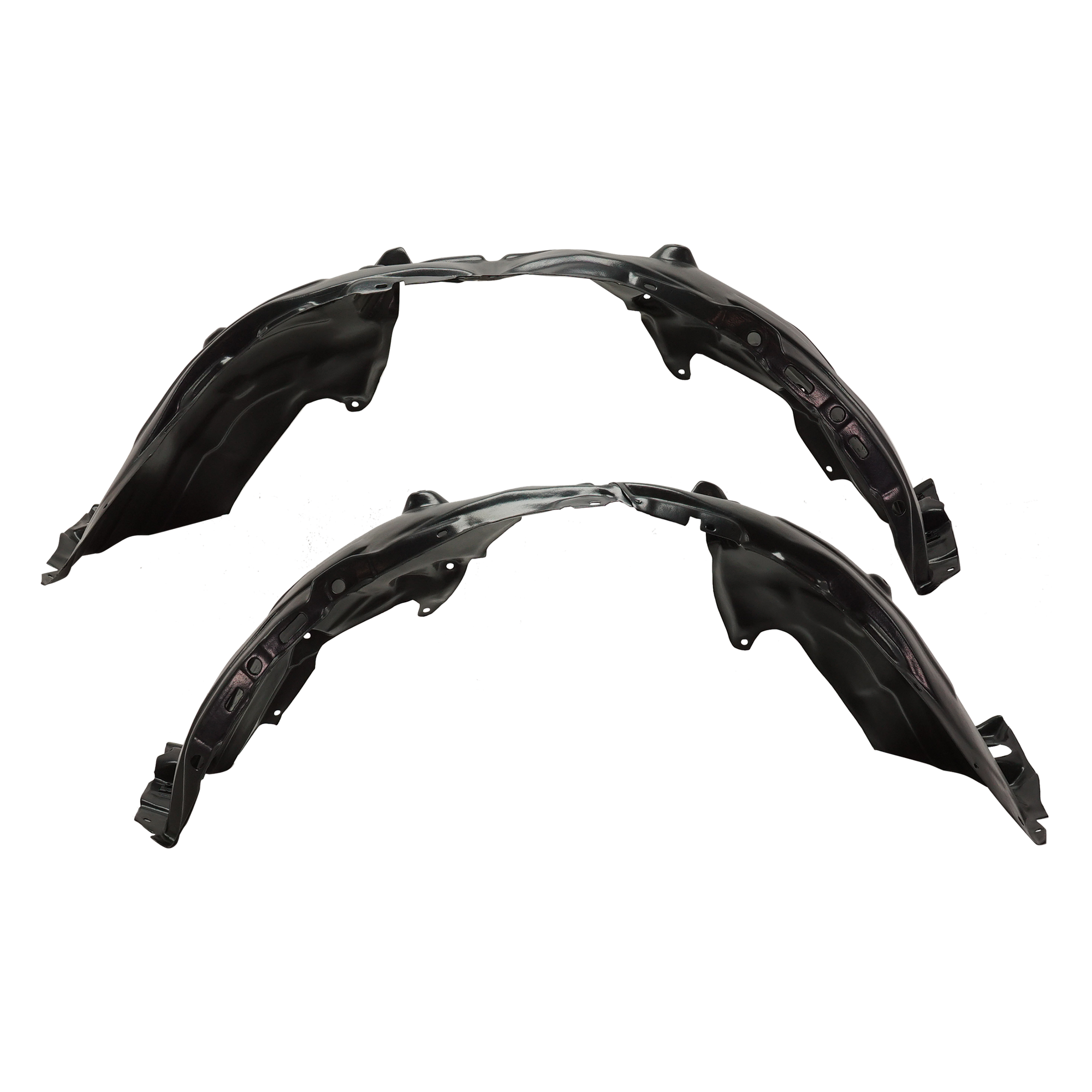 AM ES250-21-24 ES300H ES350-19-24 FRONT FENDER LINER RH AND LH 19-21 ES250 ES350 Japan Built Vehicle SKU SET RL22210019 Partslink LX1249143 LX1248143 OEM 5380706020 PFM 5380806020 PFM
