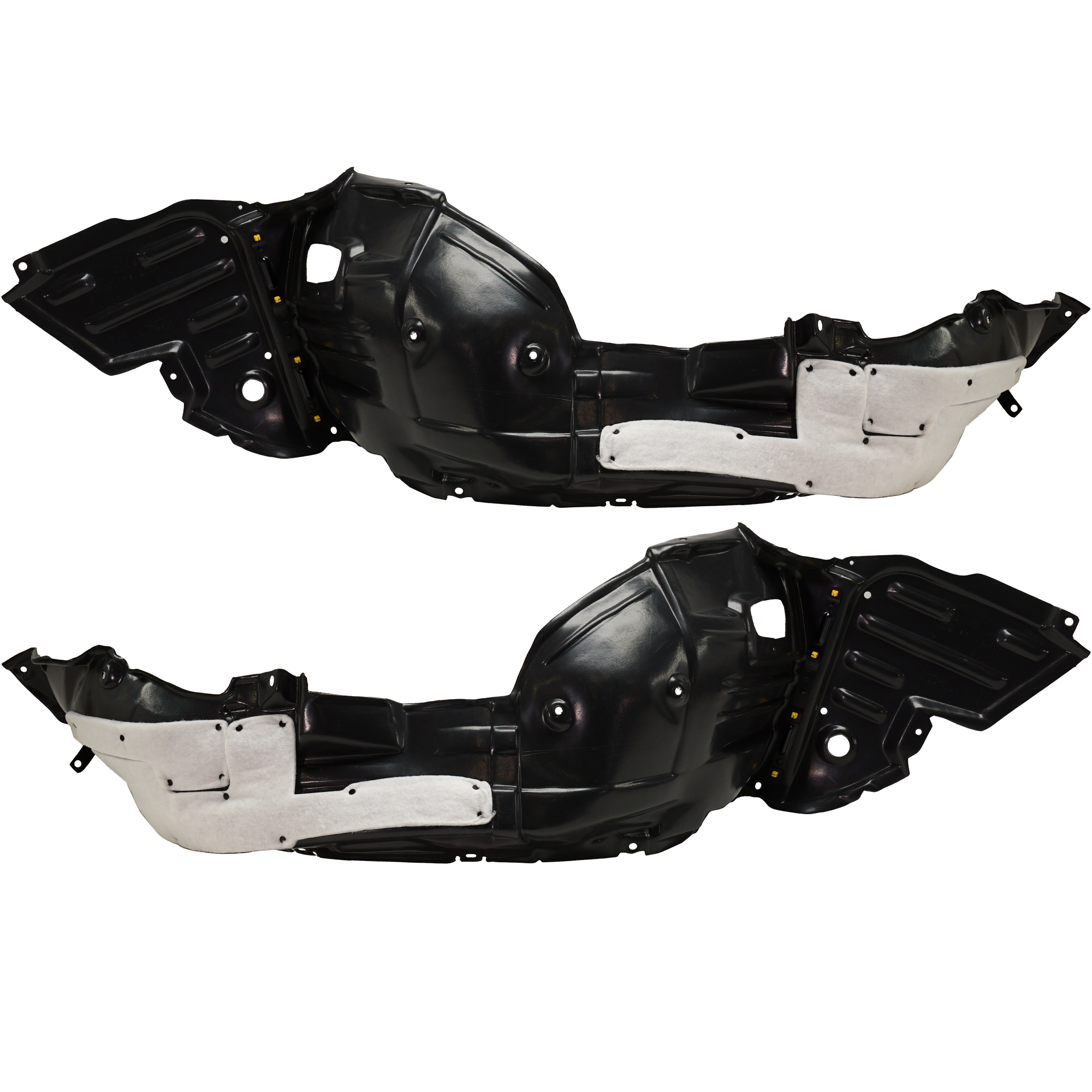 AM GS200t 16-17 GS350-16-20 FRONT FENDER LINER RH AND LH SKU SET RL22210027 Partslink LX1249146 LX1248146 OEM 5380530350-5380630360
