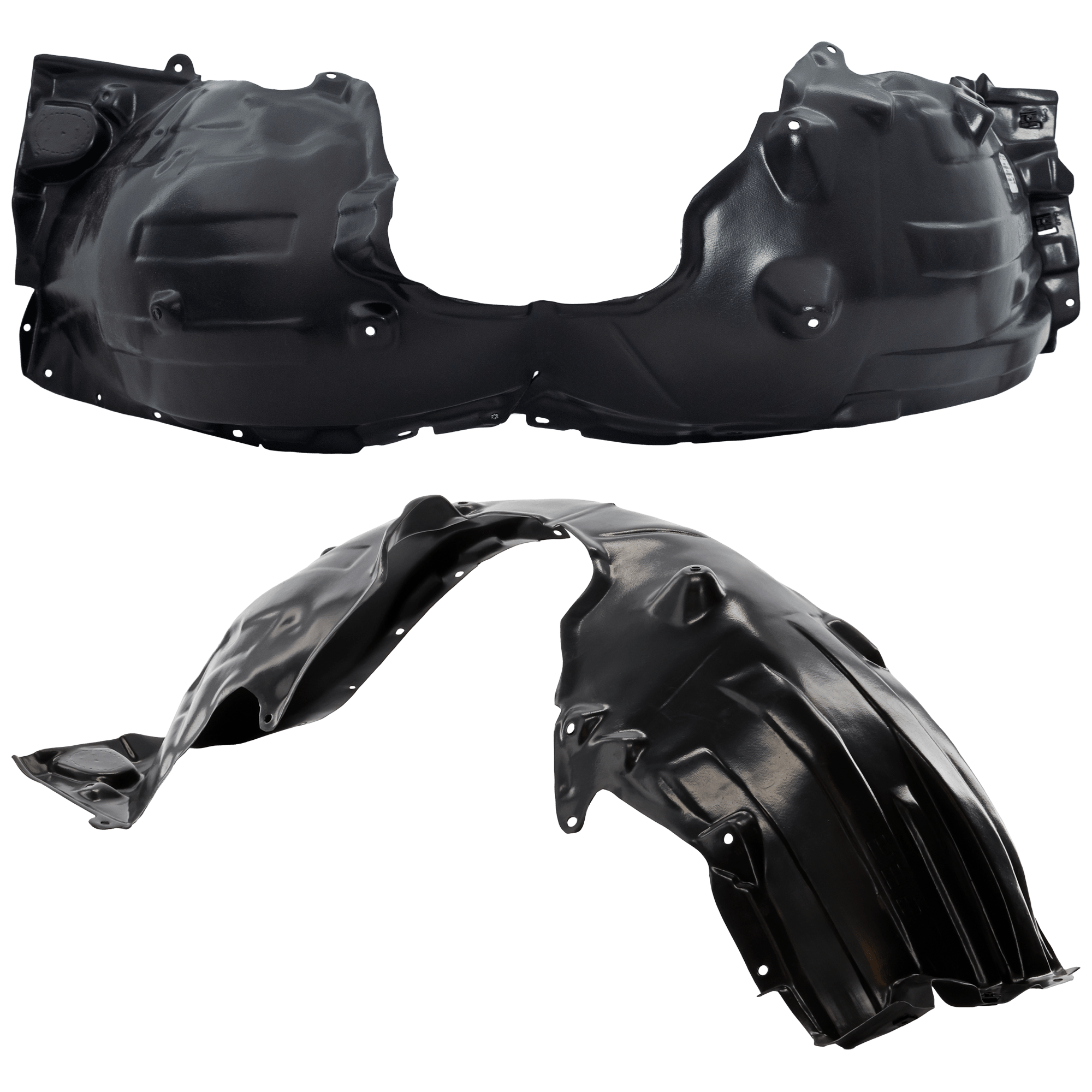 AM ES250 ES350-21-22 FRONT FENDER LINER RH AND LH Polyethylene SKU SET RL22210033 Partslink LX1249147 LX1248147 OEM 5380706021-5380806021