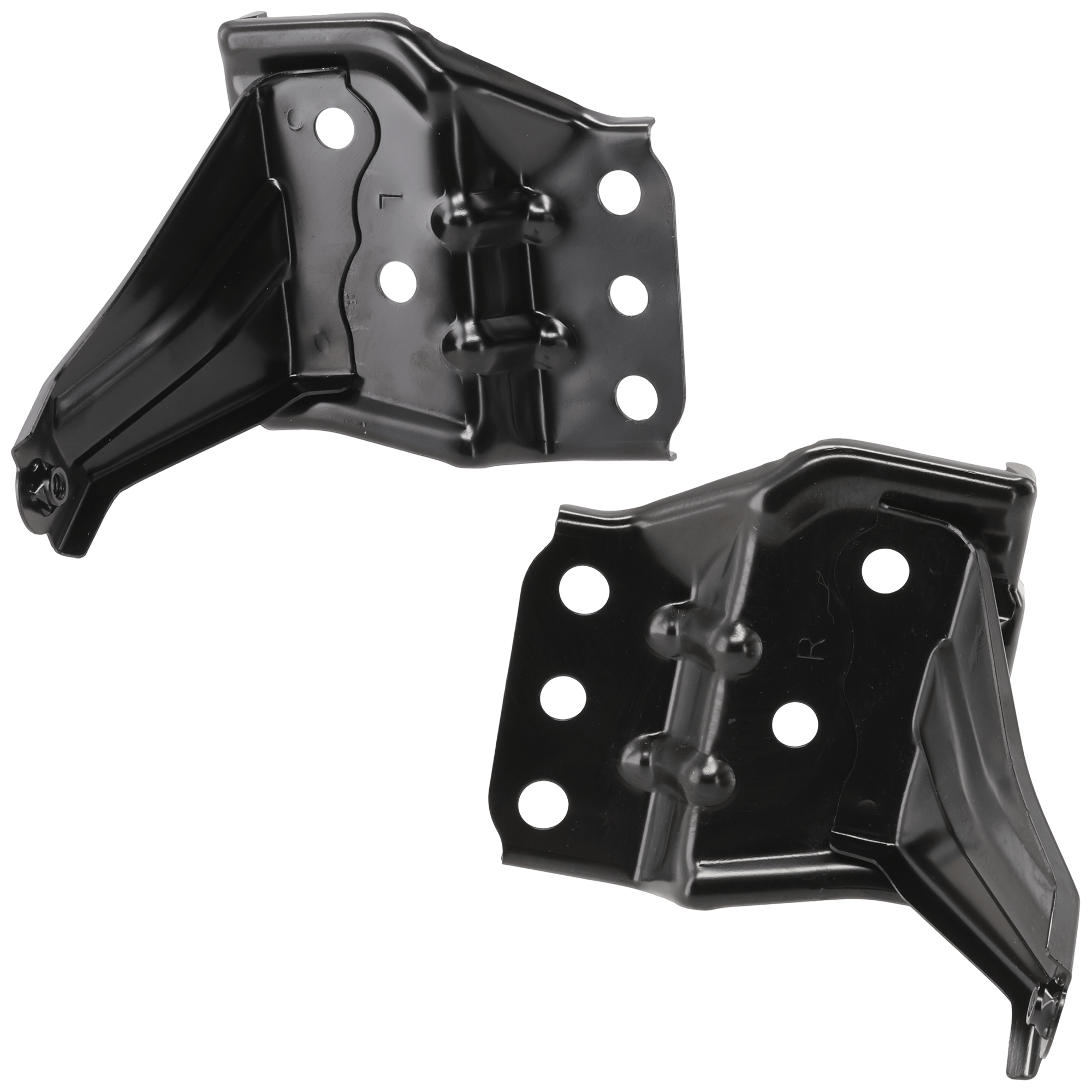 AM GX460-10-23 RADIATOR SUPPORT BRACKET RH AND LH Cover Bracket Steel SKU SET RL25260003 Partslink LX1042137 LX1043137 OEM 5380360090-5380460070