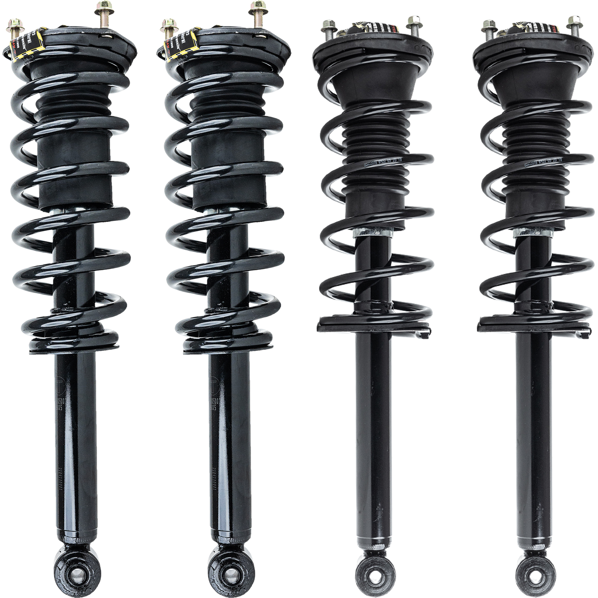AM LS400-90-00 FRONT AND REAR FULLY LOADED STRUT RH AND LH Set of 4 SKU SET RL28050019-4 C OEM 869234-1345477-501713179-92130