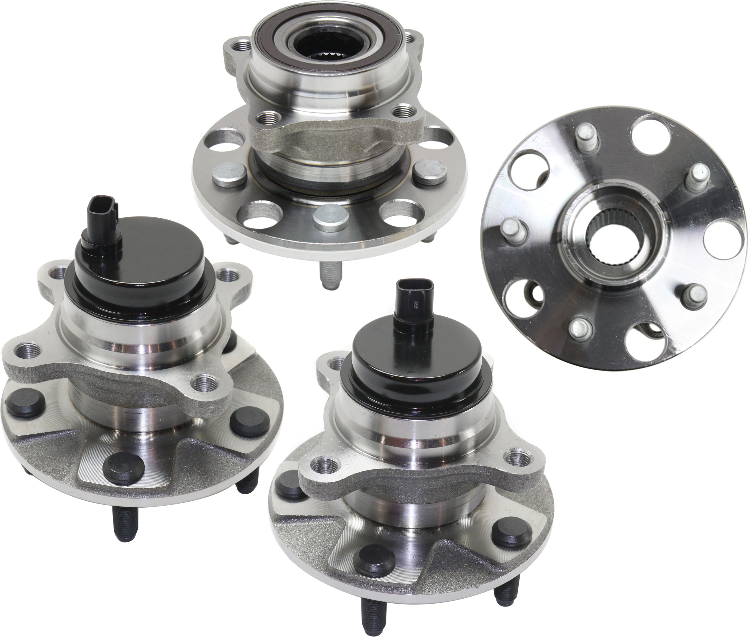 AM IS250 IS350-06-15 FRONT AND REAR HUB ASSEMBLY RH AND LH Set of 4 Rear Wheel Drive SKU SET RL28370001-4 OEM 516191-7700010-40044002-424103