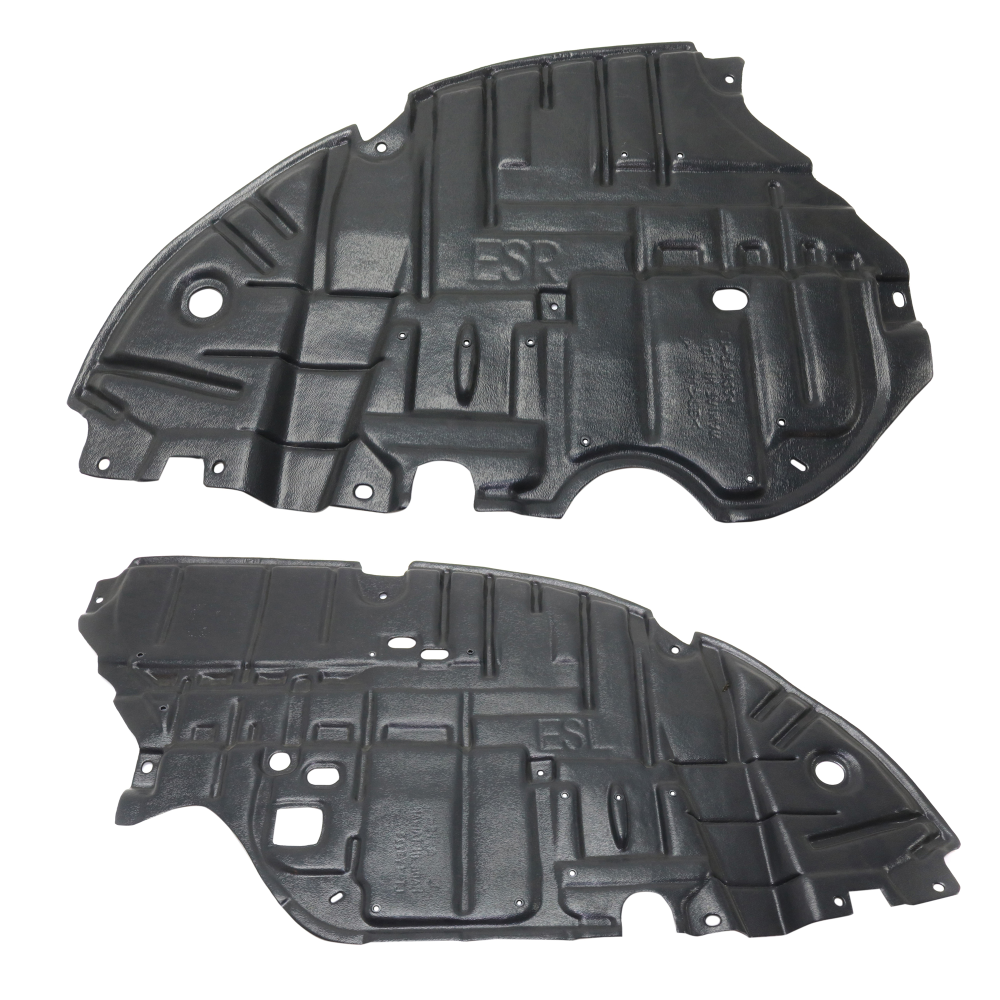 AM ES300H ES350-16-18 ENGINE SPLASH SHIELD RH AND LH Under Cover Vacuum Form SKU SET RL31010007 Partslink LX1228147 LX1228148 OEM 5144106280-5144206270