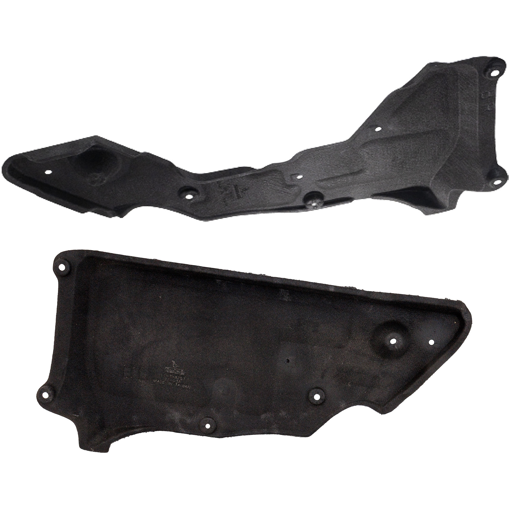 AM ES350-19-22 AVALON 19-19 ENGINE SPLASH SHIELD Under Cover RH AND LH Rear Section SKU SET RL31010017 Partslink TO1228273 TO1228272 OEM 5144307010-5144407010