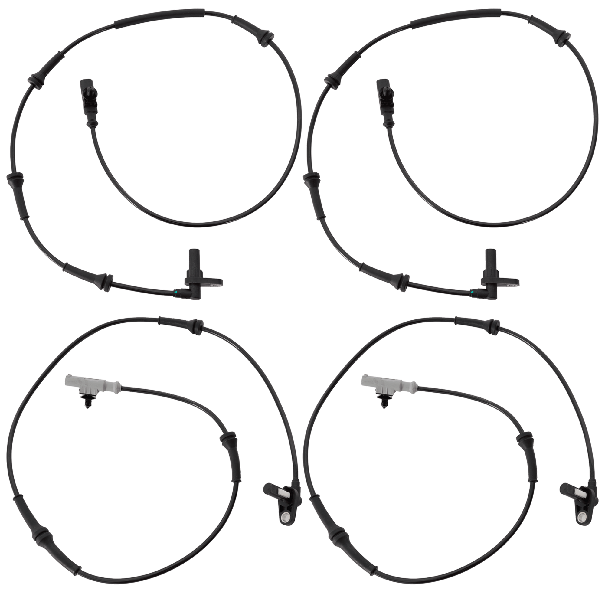 AM RANGE ROVER SPORT 06-13 FRONT AND REAR ABS SPEED SENSOR RH AND LH SKU SET RL31080016