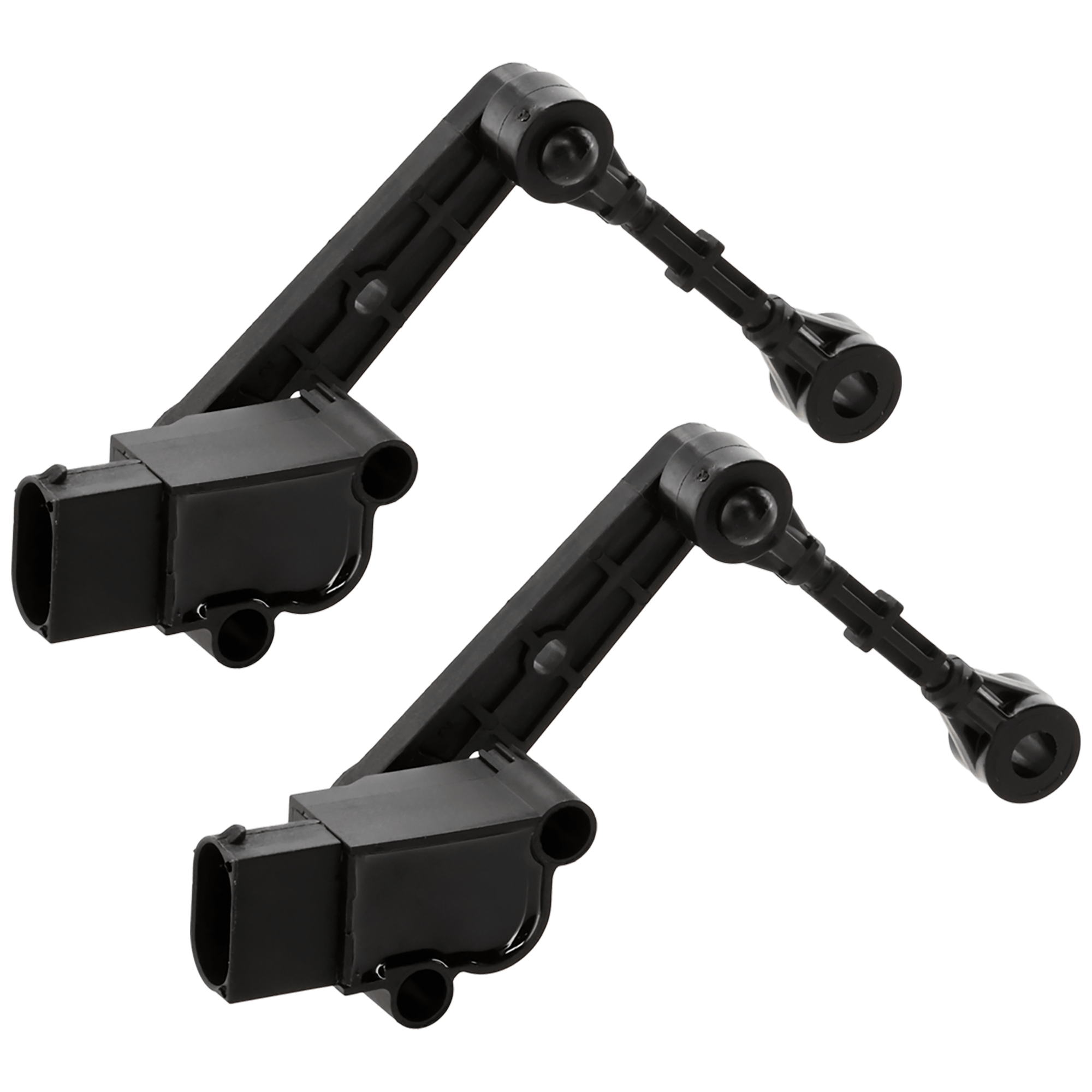 AM DISCOVER 17-17 RANGE ROVER 13-17 FRONT SUSPENSION RIDE HEIGHT SENSOR Black Plastic Set of 2 SKU SET RL32840009-2