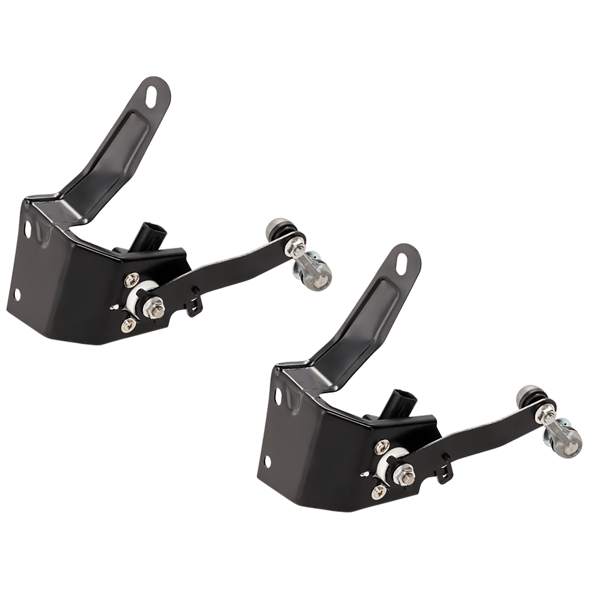 AM IS250 IS350-06-13 REAR SUSPENSION RIDE HEIGHT SENSOR Black Plastic Set of 2 SKU SET RL32850001-2