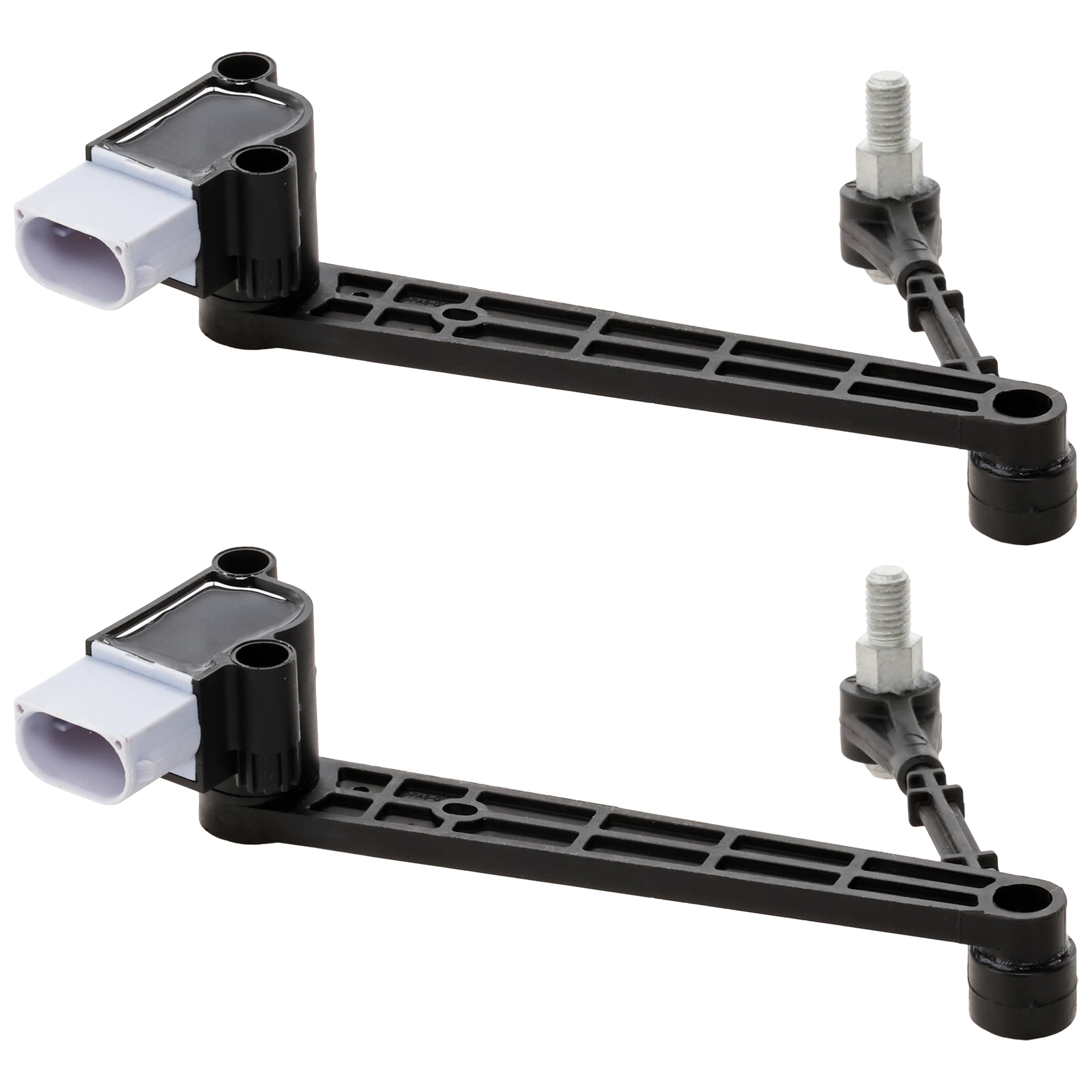 AM RANGE ROVER 10-12 REAR SUSPENSION RIDE HEIGHT SENSOR Black Plastic Set of 2 SKU SET RL32850002-2 OEM LR023654