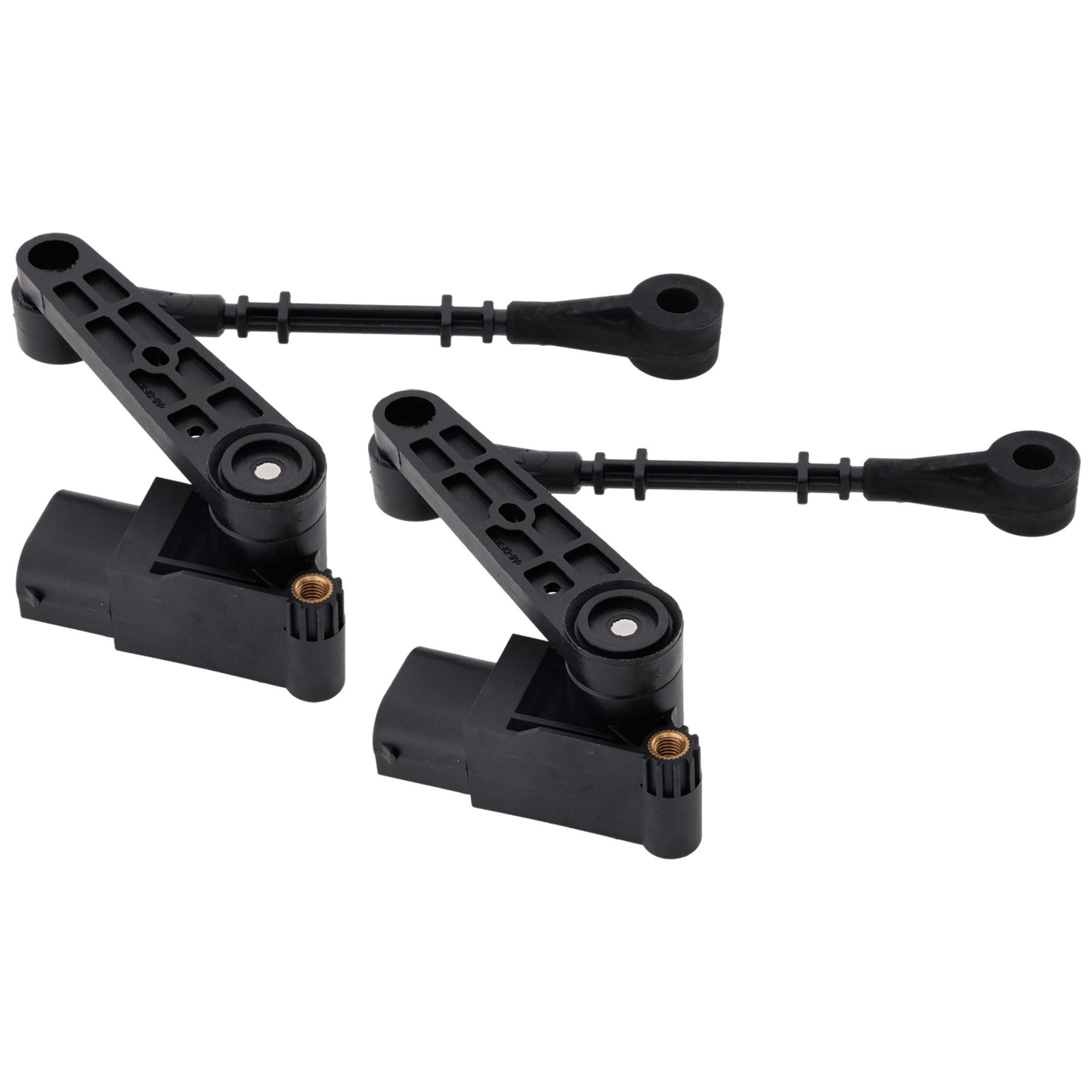 AM RANGE ROVER 13-17 RANGE ROVER SPORT 14-17 REAR SUSPENSION RIDE HEIGHT SENSOR RH AND LH Black Plastic SKU SET RL32850003-2