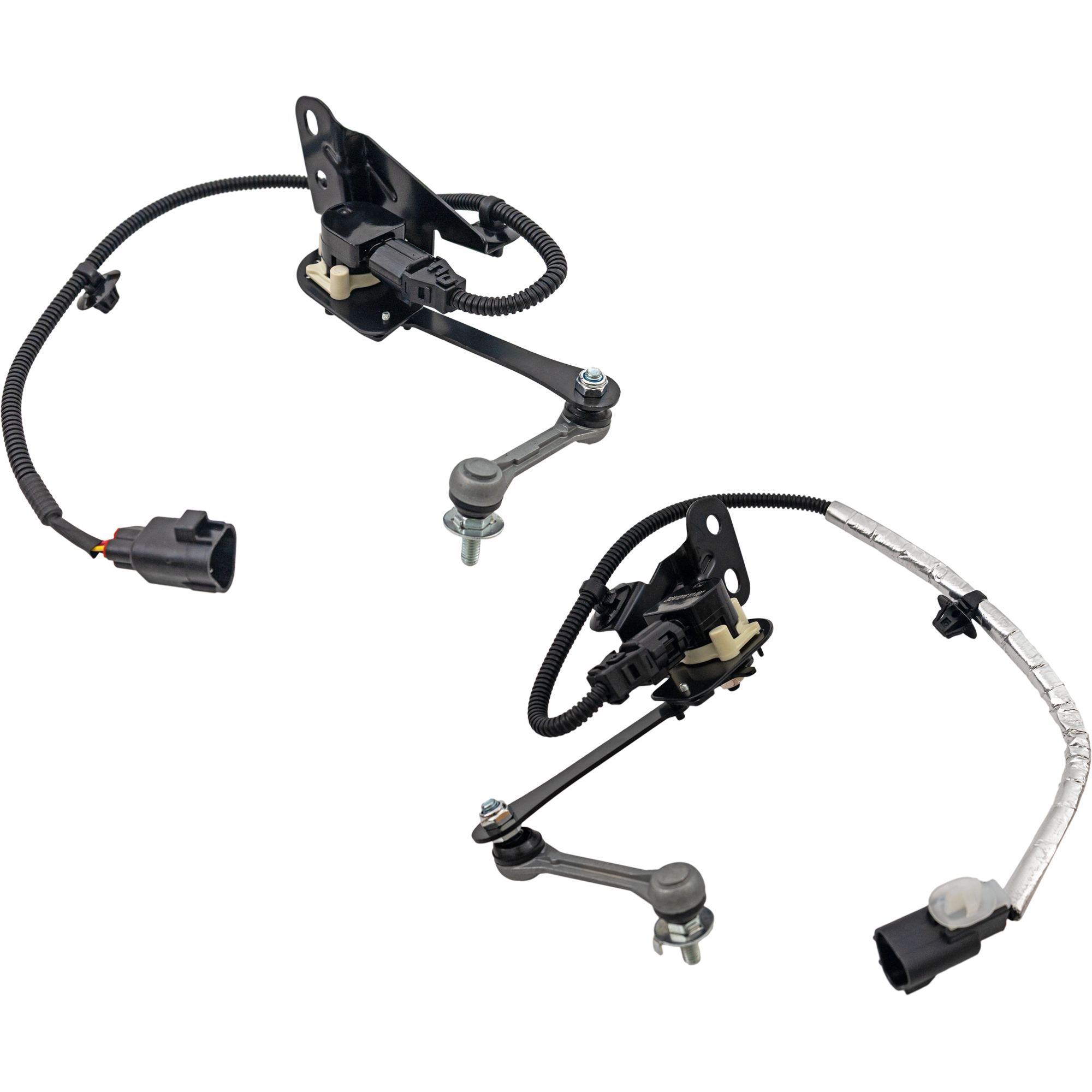 AM LX570-08-21 REAR SUSPENSION RIDE HEIGHT SENSOR RH AND LH Black Plastic SKU SET RL32850005 OEM 8940760031-8940860020