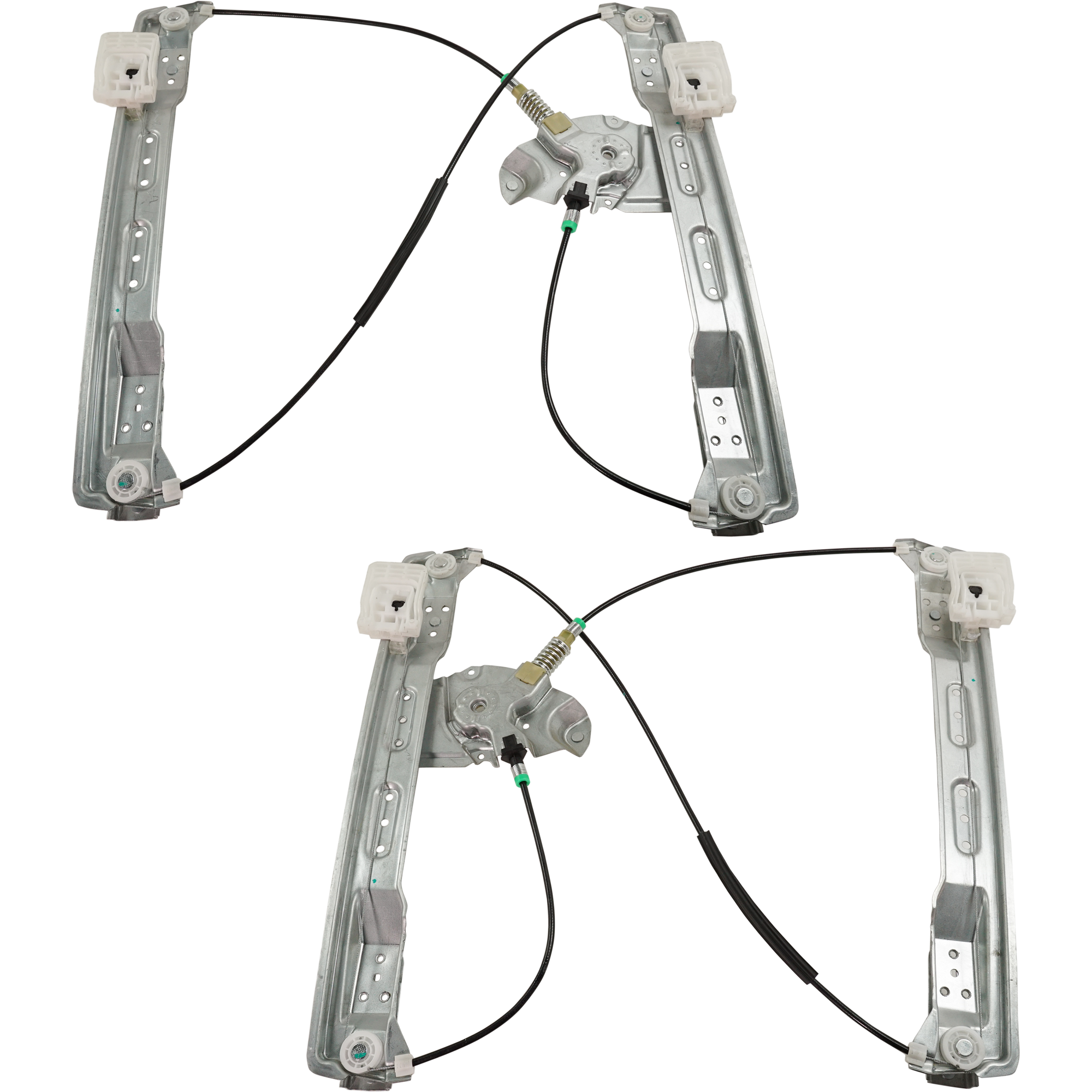 AM MKT 10-19 FRONT WINDOW REGULATOR RH AND LH Power w o Motor SKU SET RL46290015 OEM AE9Z7423208A AE9Z7423209A