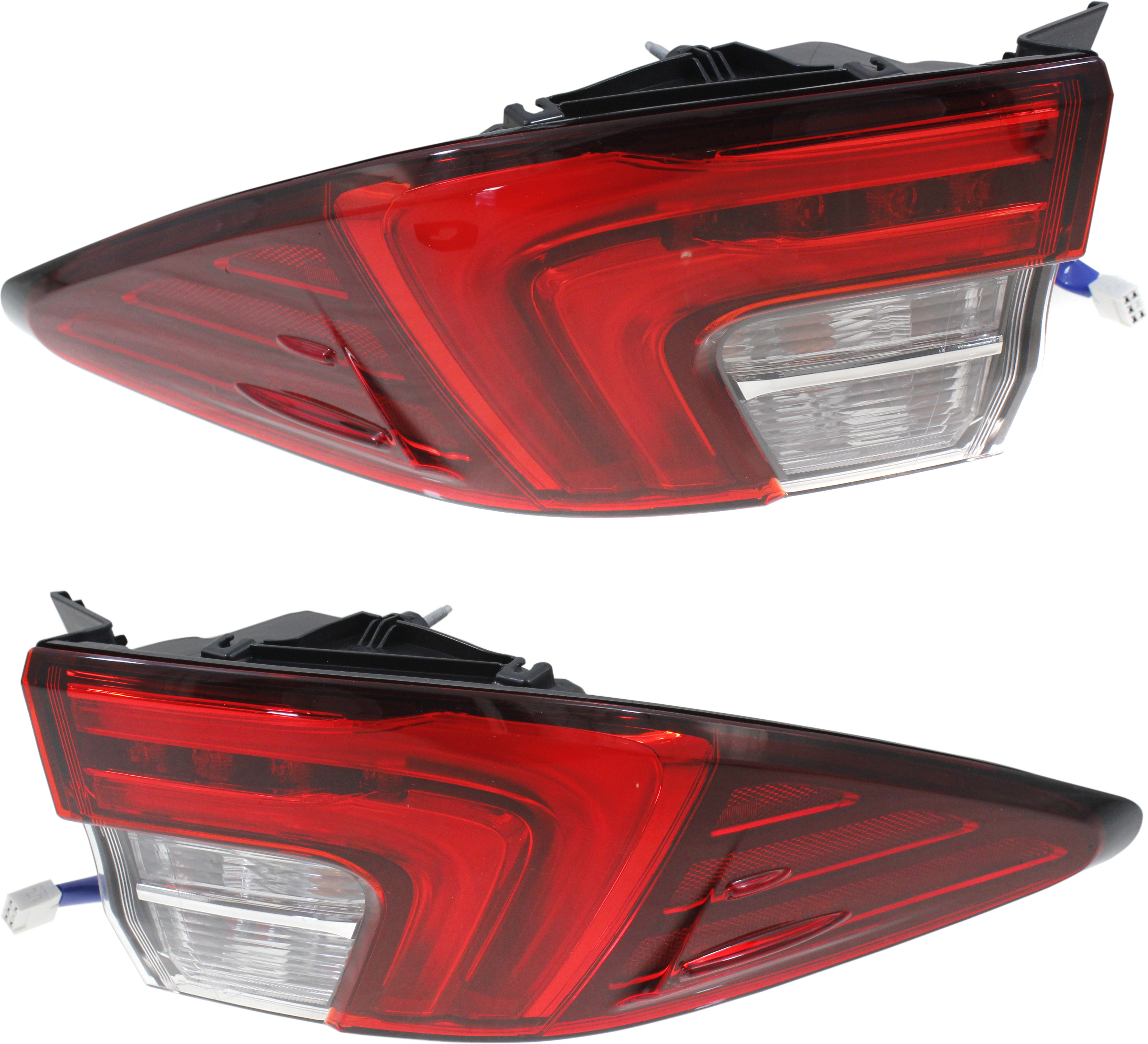 AM ES350 ES300H 16-18 TAIL LAMP RH AND LH Outer Assembly Halogen SKU SET RL73010003 OEM 8155133621 PFM 8155133740 PFM