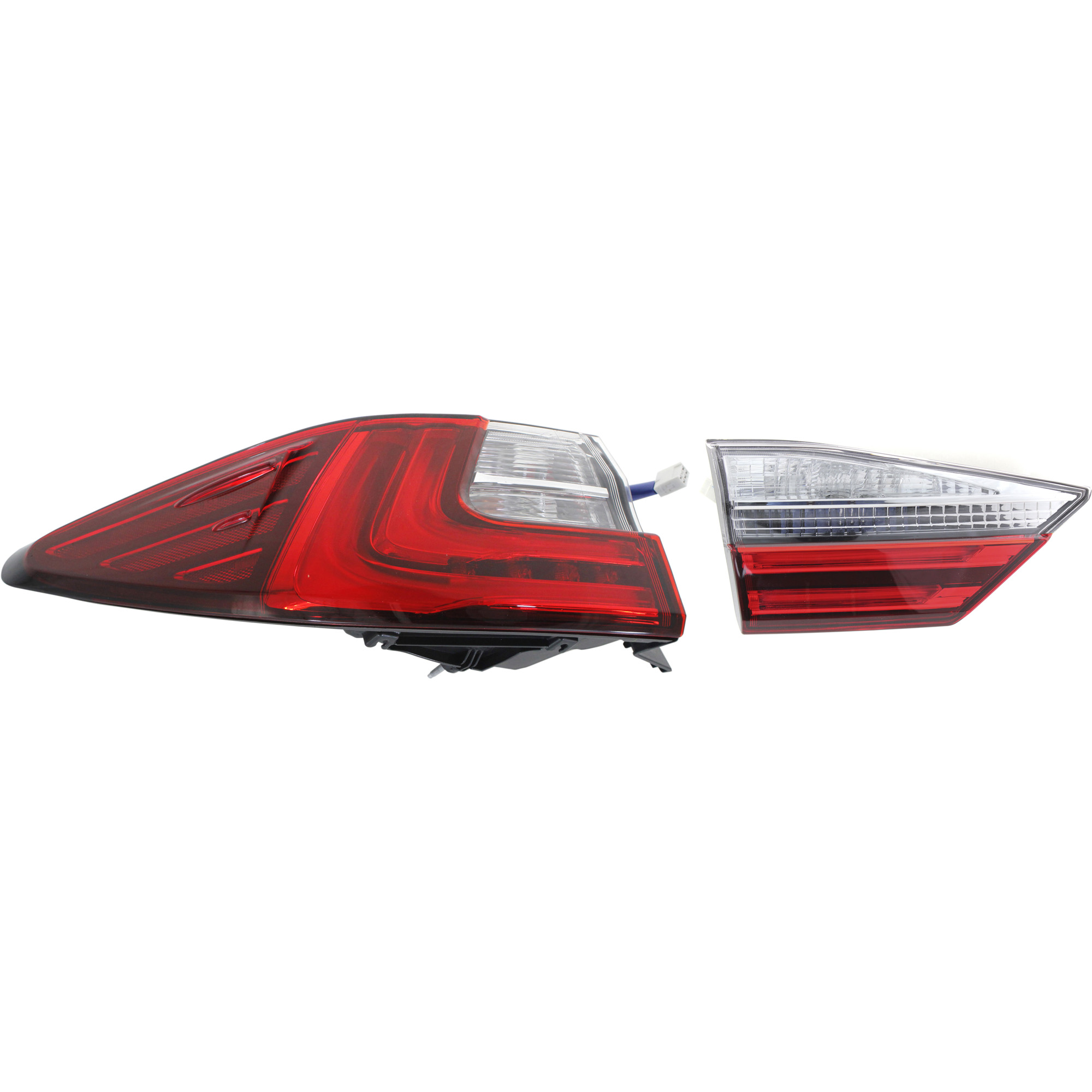 AM ES350 ES300H 16-16 TAIL LAMP LH Inner and Outer SKU SET RL73010004 OEM 8156133621 PFM 8156133740 PFM