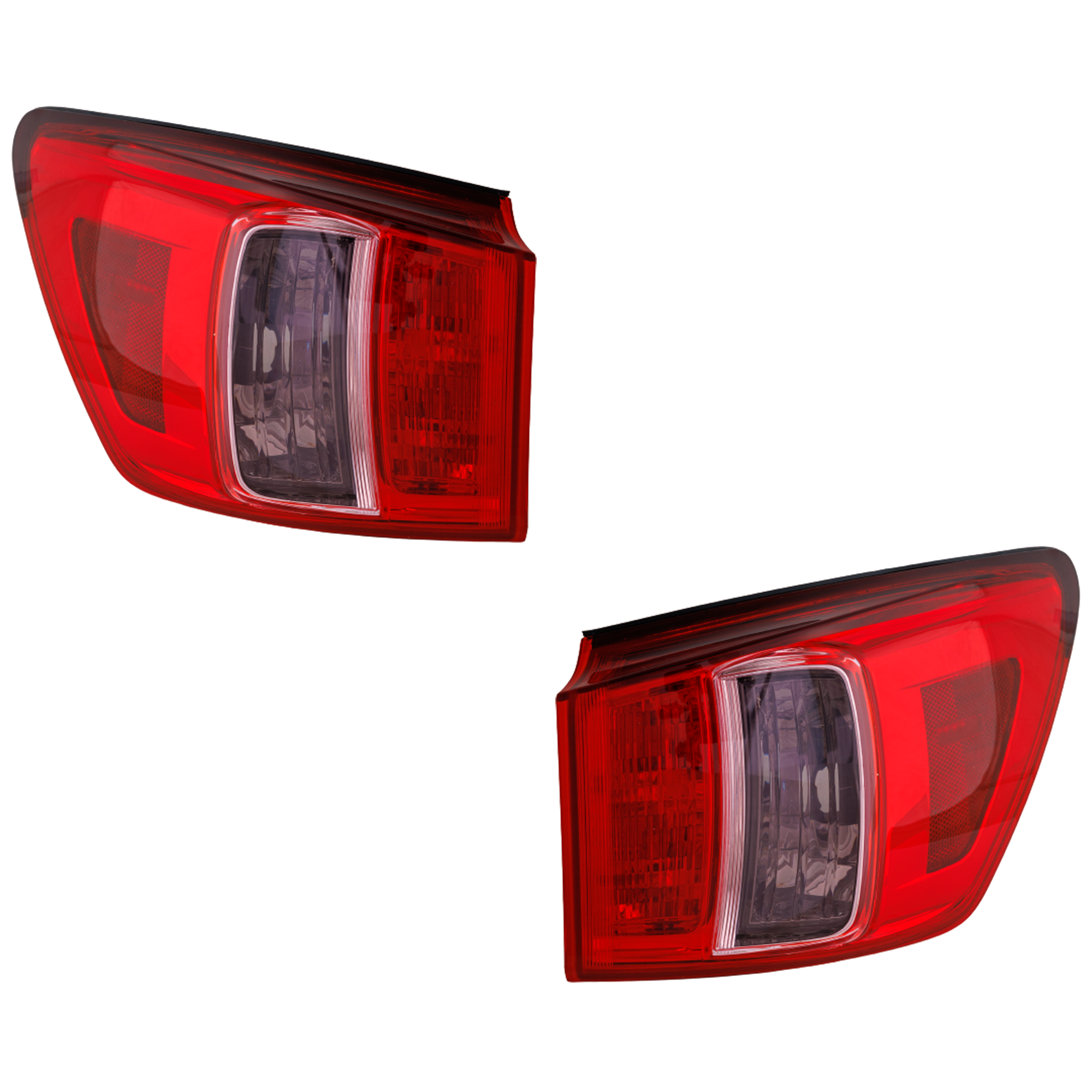 AM IS250 IS350-11-13 TAIL LAMP RH AND LH Outer Set of 2 Halogen CAPA SKU SET RL73010015Q Partslink LX2804109C LX2805109C OEM 8155153260-8156153260
