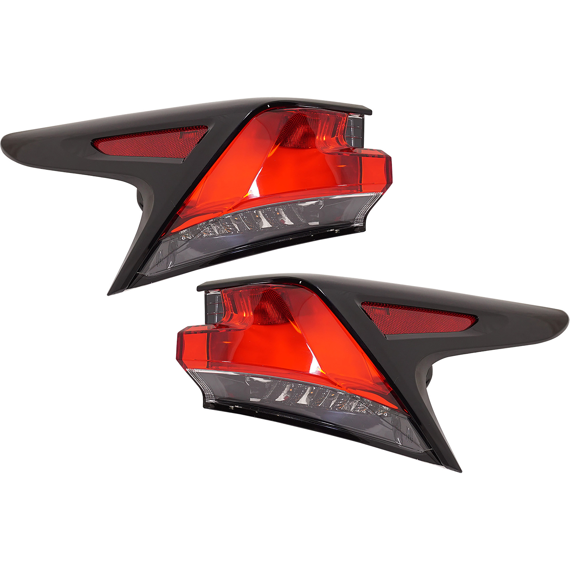 AM NX300 NX300H 18-21 TAIL LAMP RH AND LH Outer Assembly LED CAPA SKU SET RL73010021Q Partslink LX2804137C LX2805137C OEM 8155078040-8156078040