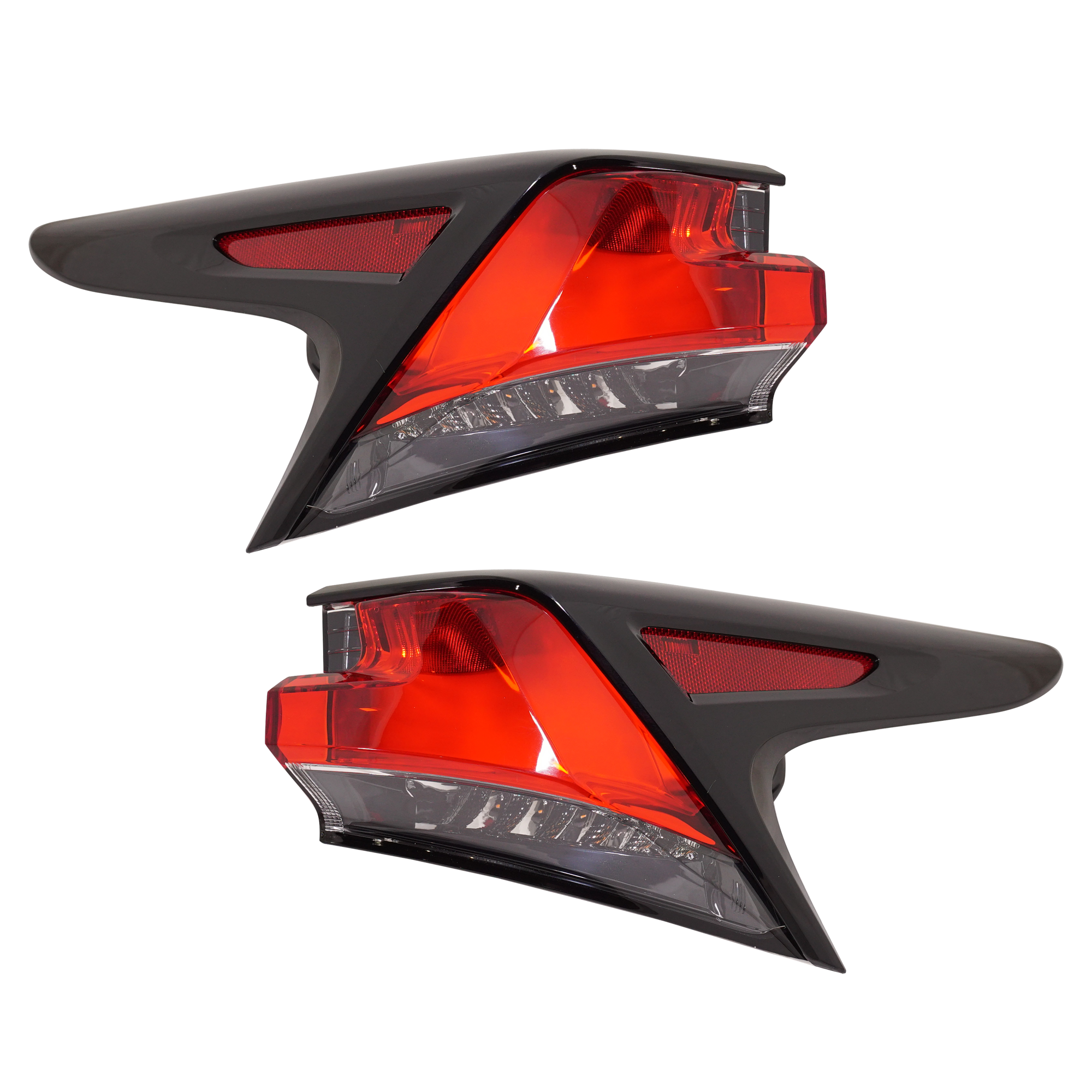 AM NX300 NX300H 18-21 TAIL LAMP RH AND LH Outer Assembly LED SKU SET RL73010021 Partslink LX2804137 LX2805137 OEM 8155078040-8156078040