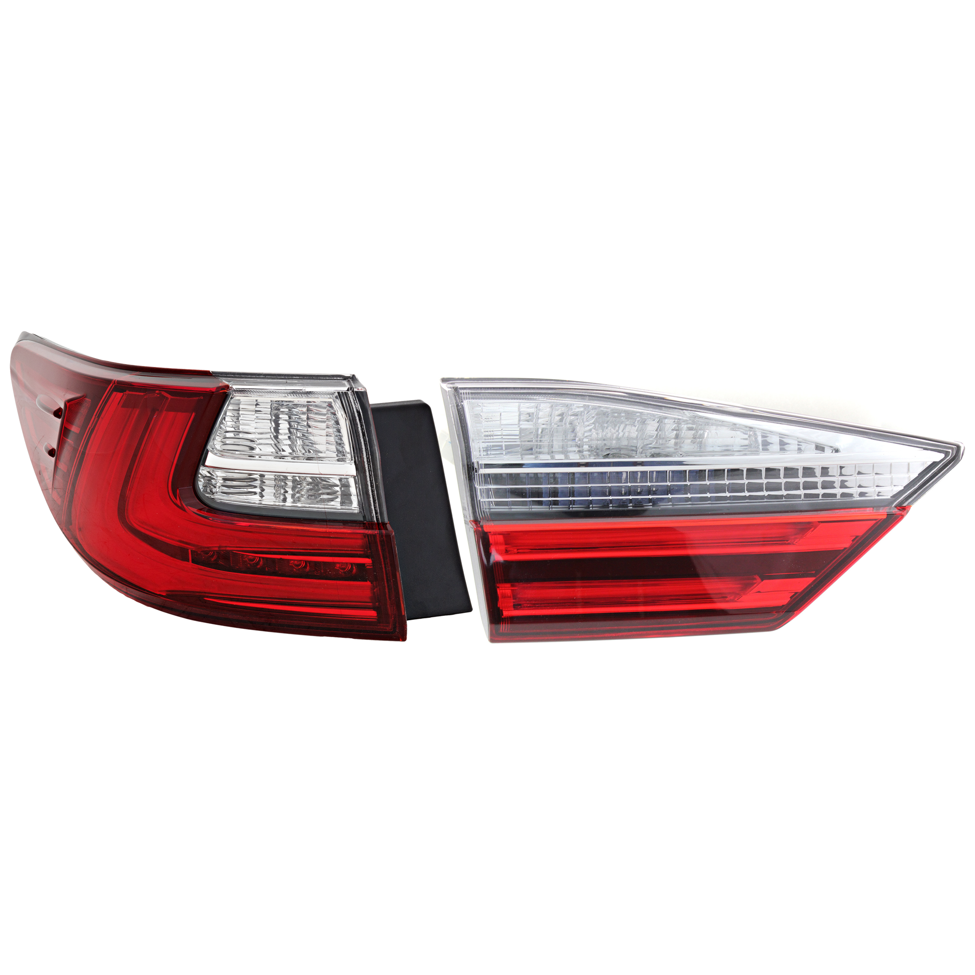 AM ES350 ES300H 16-16 TAIL LAMP LH Inner and Outer SKU SET RL73010040 Partslink LX2804130 OEM 8156133621-8159133300 PFM