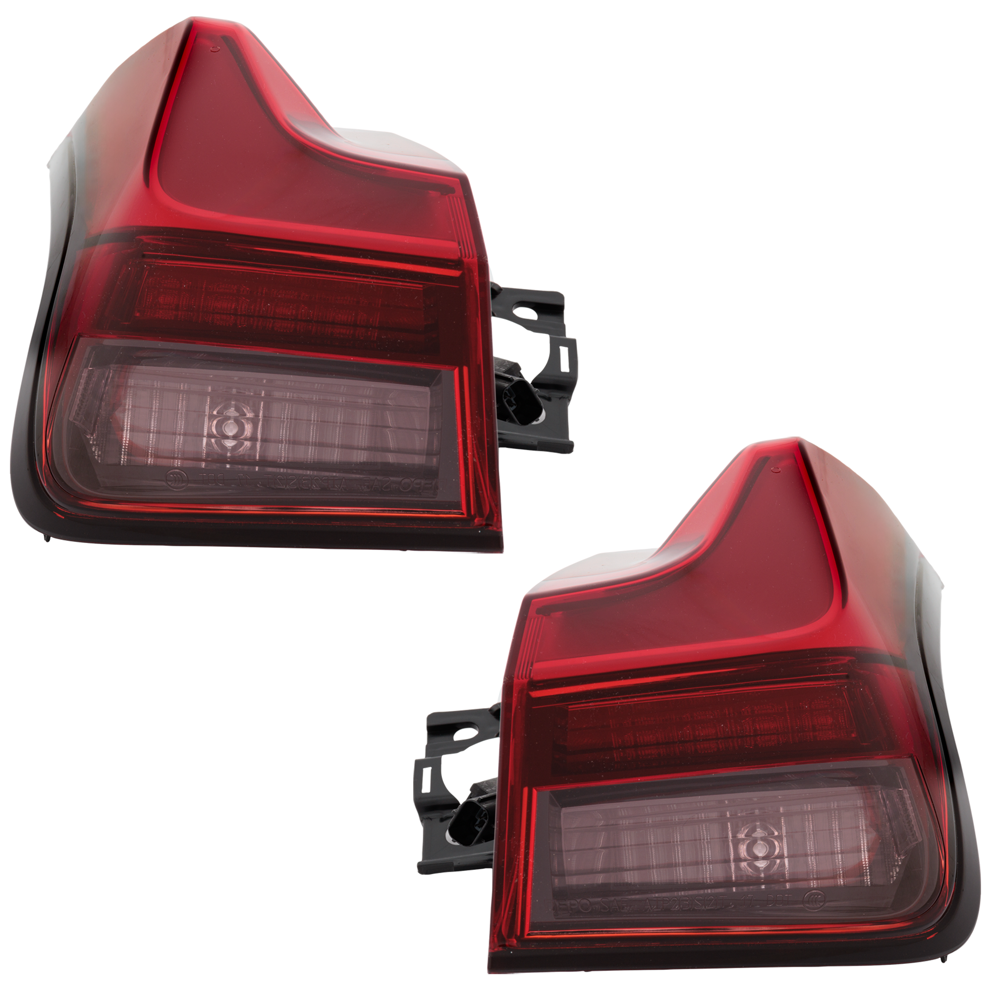 AM UX200 UX250h 19-22 TAIL LAMP RH AND LH Outer Assembly LED w o Luxury Package and Logo SKU SET RL73010047U Partslink LX2805144 LX2804144 OEM 8155176313-8156176313