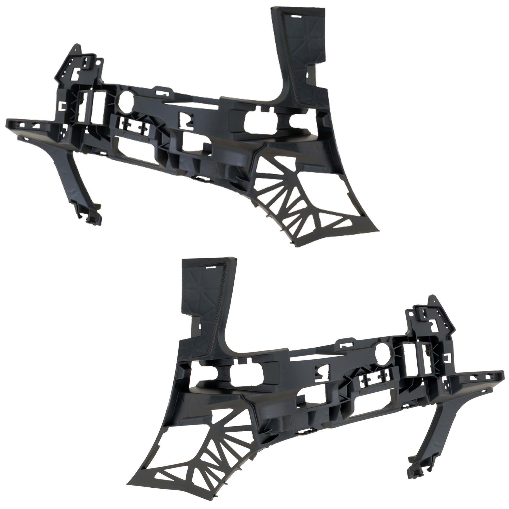 AM C63 AMG 08-15 FRONT REINFORCEMENT RH AND LH Bumper Cover Support Upper Plastic 12-14 Sedan 12-15 Coupe SKU SET RM01250029 Partslink MB1043102 MB1042102 OEM 2048854865-2048854765