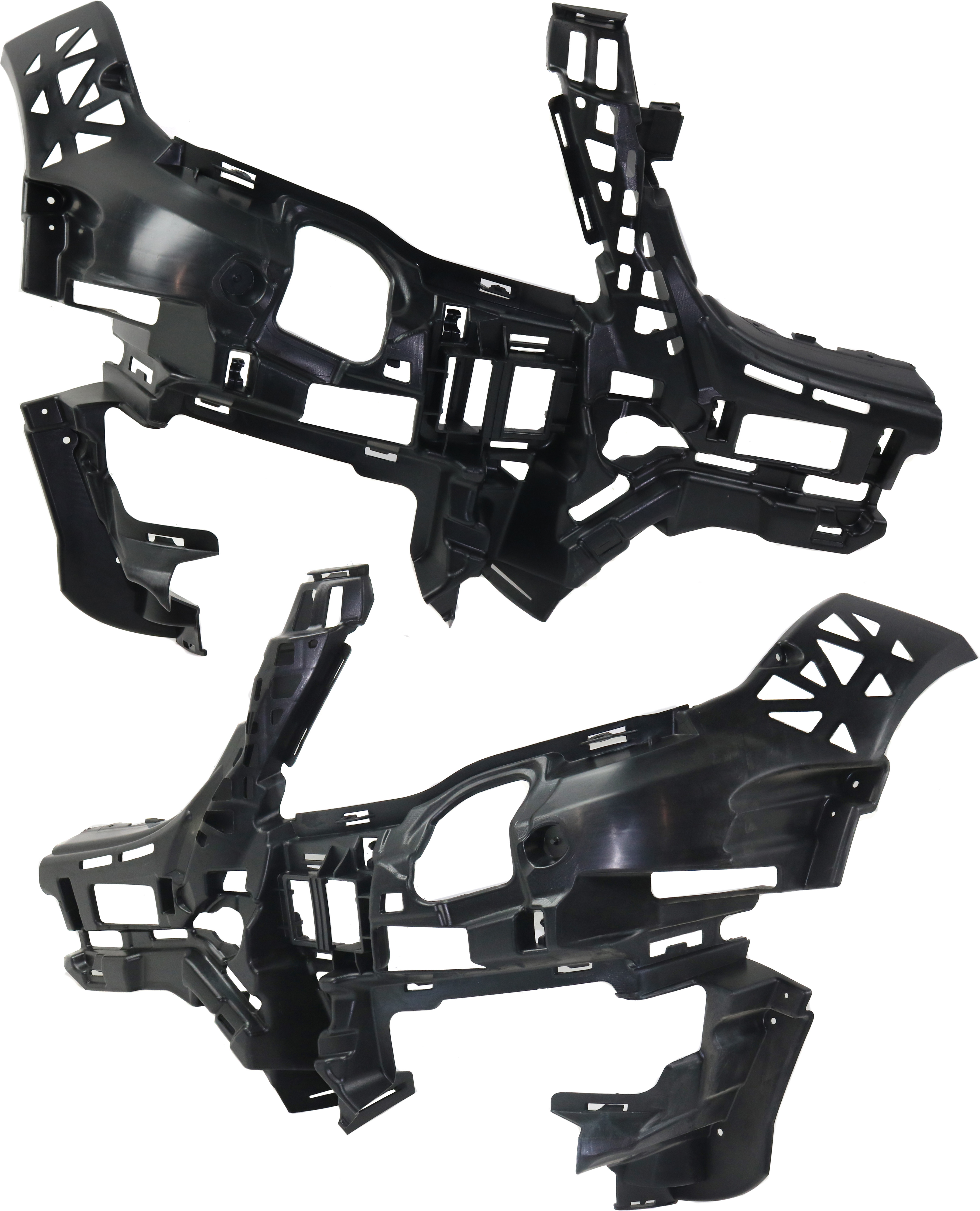 AM GLK250 GLK350-13-15 FRONT BUMPER BRACKET RH AND LH Base Carrier w AMG Pkg SKU SET RM01310005 Partslink MB1042123 OEM 2048855865-2048857465-20488559