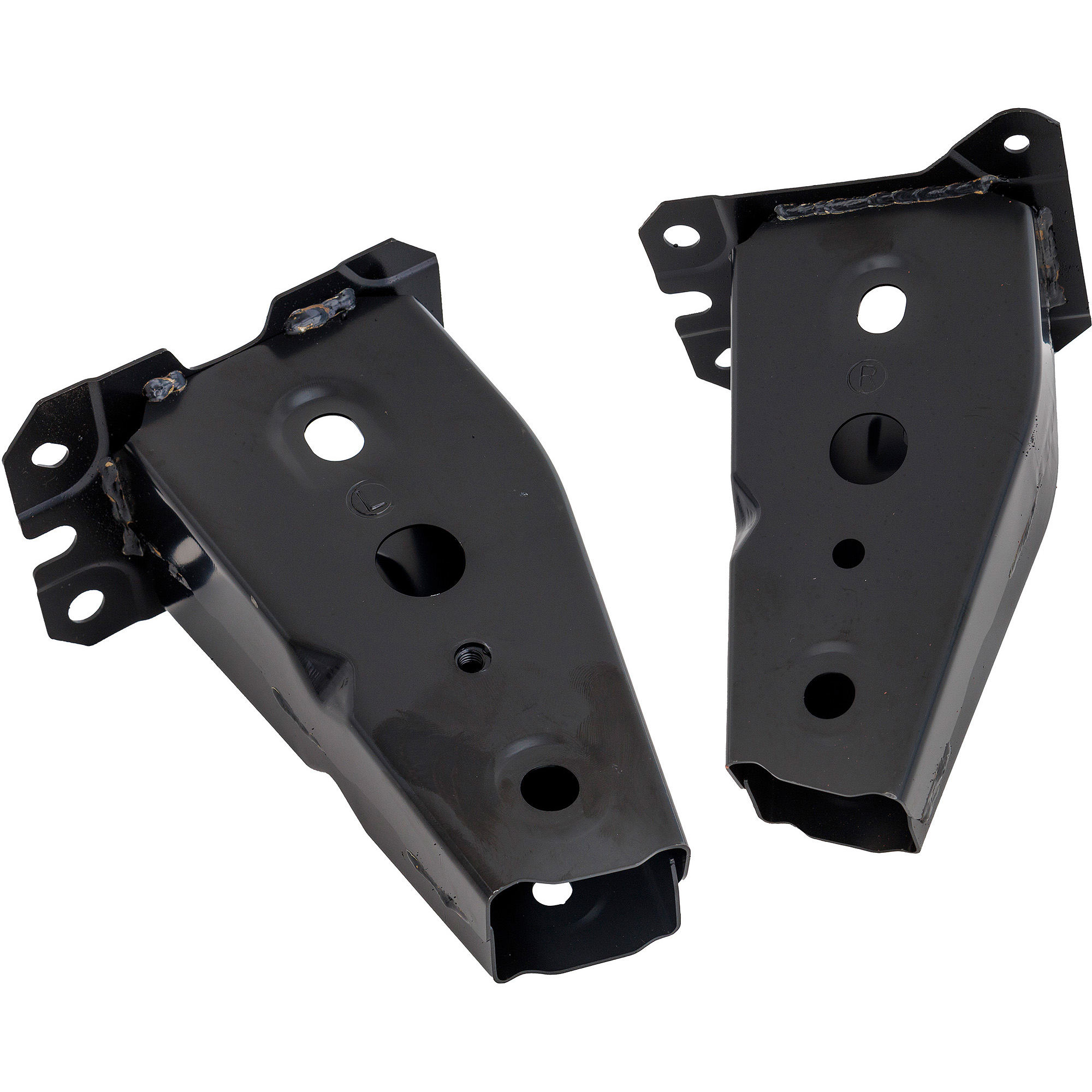 AM CX 5-13-23 FRONT BUMPER BRACKET RH AND LH SKU SET RM01310040 Partslink MA1226102 MA1226101 OEM KDY03488Y KDY03488X
