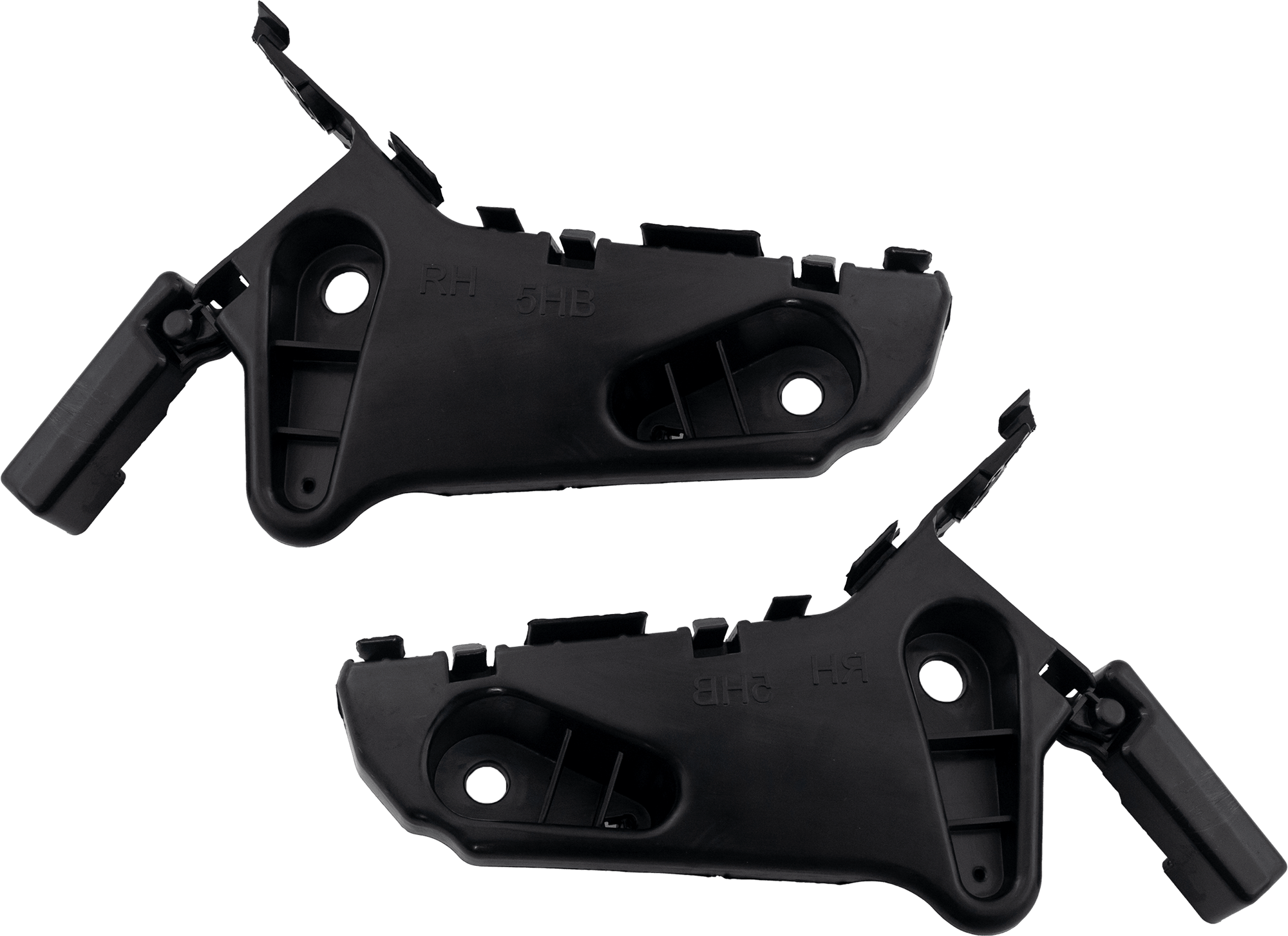 AM MAZDA 3-19-25 FRONT BUMPER RETAINER RH AND LH Side Assembly Hatchback SKU SET RM01470009 Partslink MA1042114 MA1043114 OEM BCKN500T0B BCKN500U0B