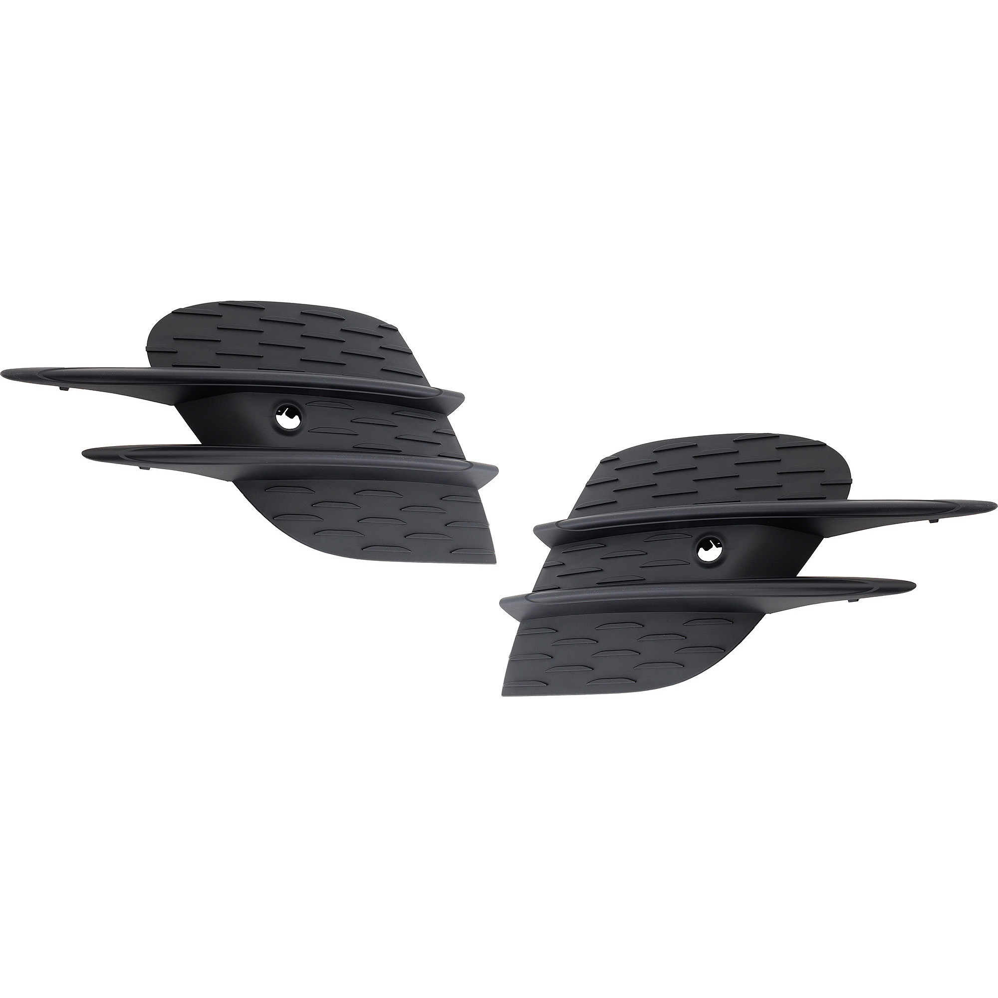 AM E CLASS 21-23 FRONT BUMPER GRILLE RH AND LH Outer Textured Black SKU SET RM01530061 Partslink MB1039226 MB1038226 OEM 2138859004-2138858904