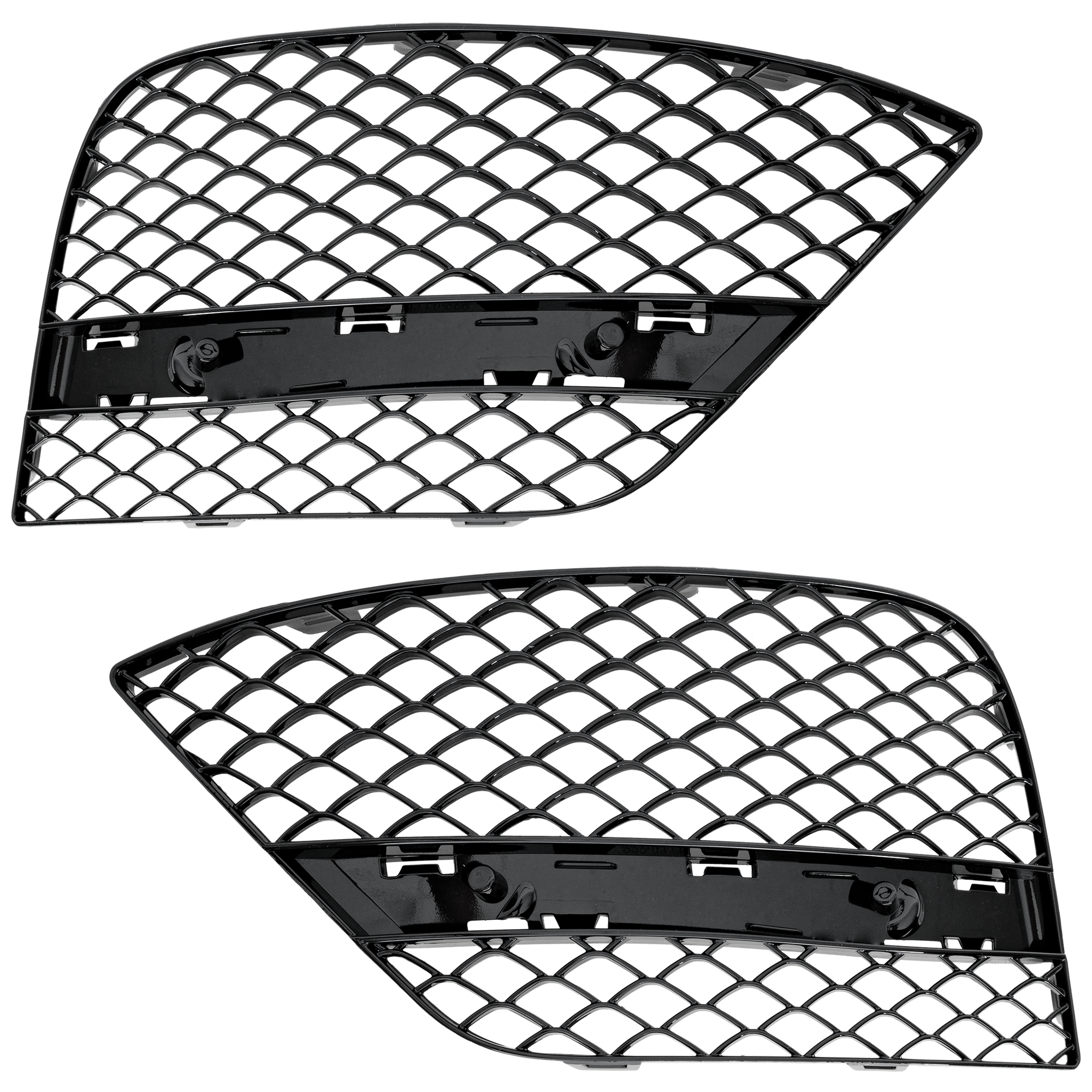 AM S CLASS 14-17 FRONT BUMPER GRILLE RH AND LH Outer w AMG Package SKU SET RM01530073 Partslink MB1039150 MB1038150 OEM 2228850253-2228850353